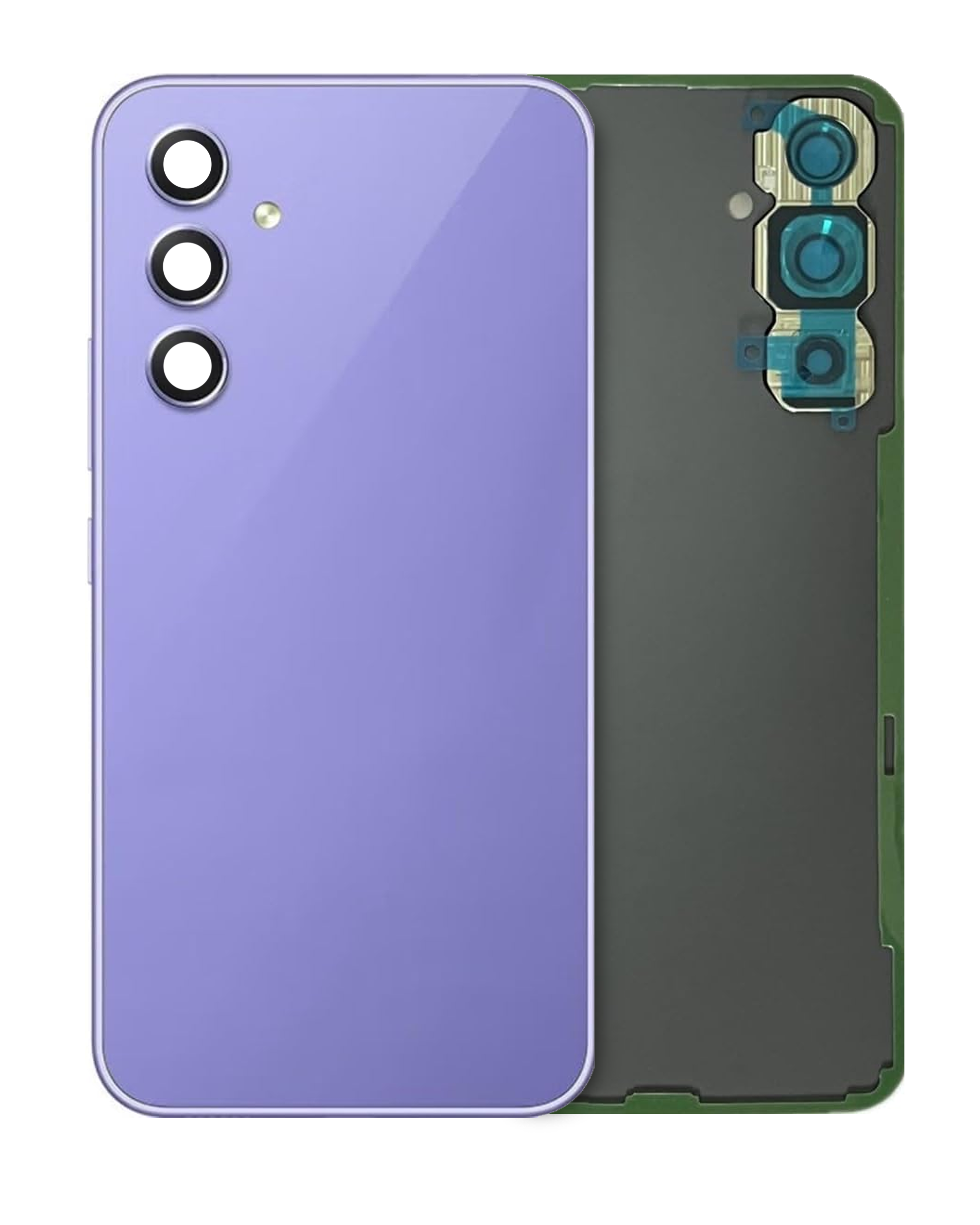 Back Cover Glass With Camera Lens Compatible For Samsung Galaxy A54 5G (A546 / 2023) (Service Pack) (Violet)