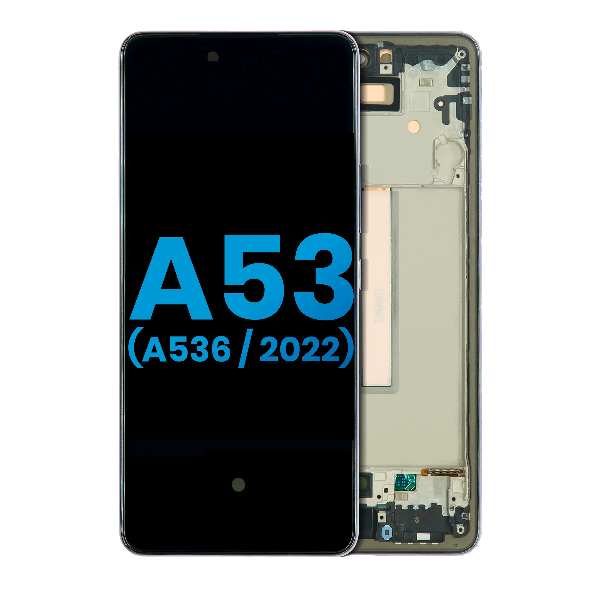 Lcd Assembly With Frame Compatible For Samsung Galaxy A53 5G (A536 / 2022) (Without Finger Print Sensor) (Aftermarket: Incell) (Black)