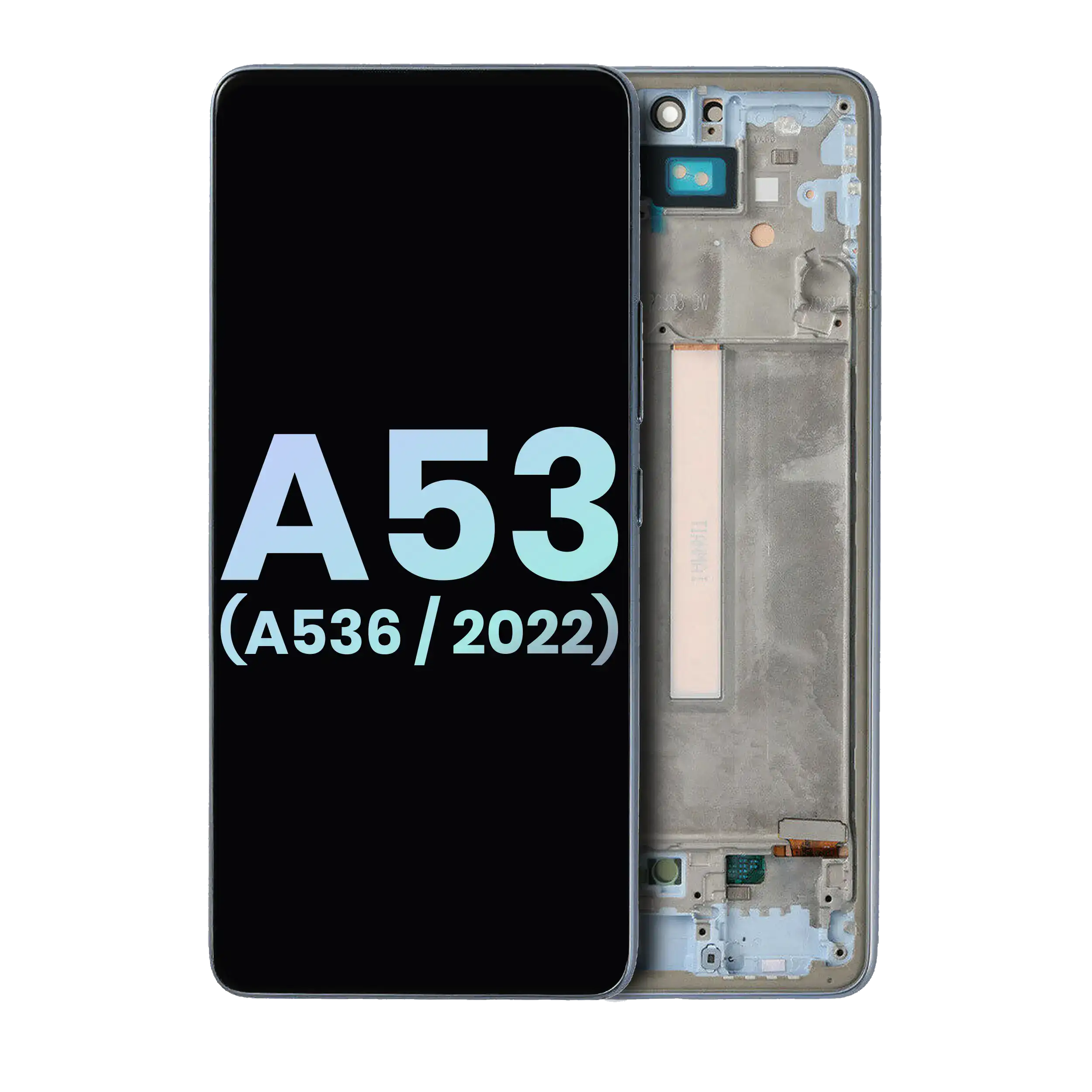 Oled Assembly With Frame Compatible For Samsung Galaxy A53 5G (A536 / 2022) (Service Pack) (Blue)