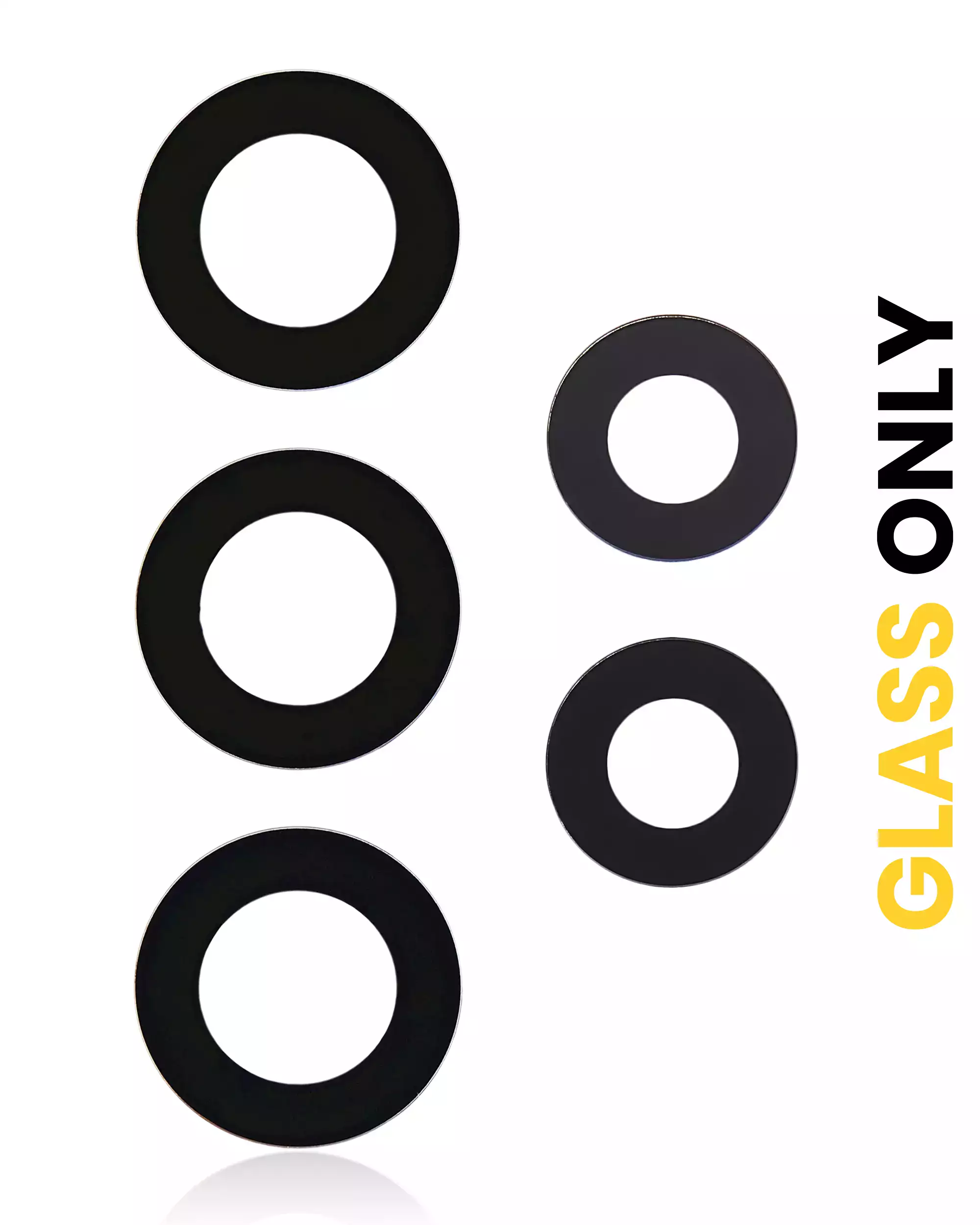 Back Camera Lens (Glass Only) With Adhesive Compatible For Samsung Galaxy A53 5G (A536 / 2022) (Premium)
