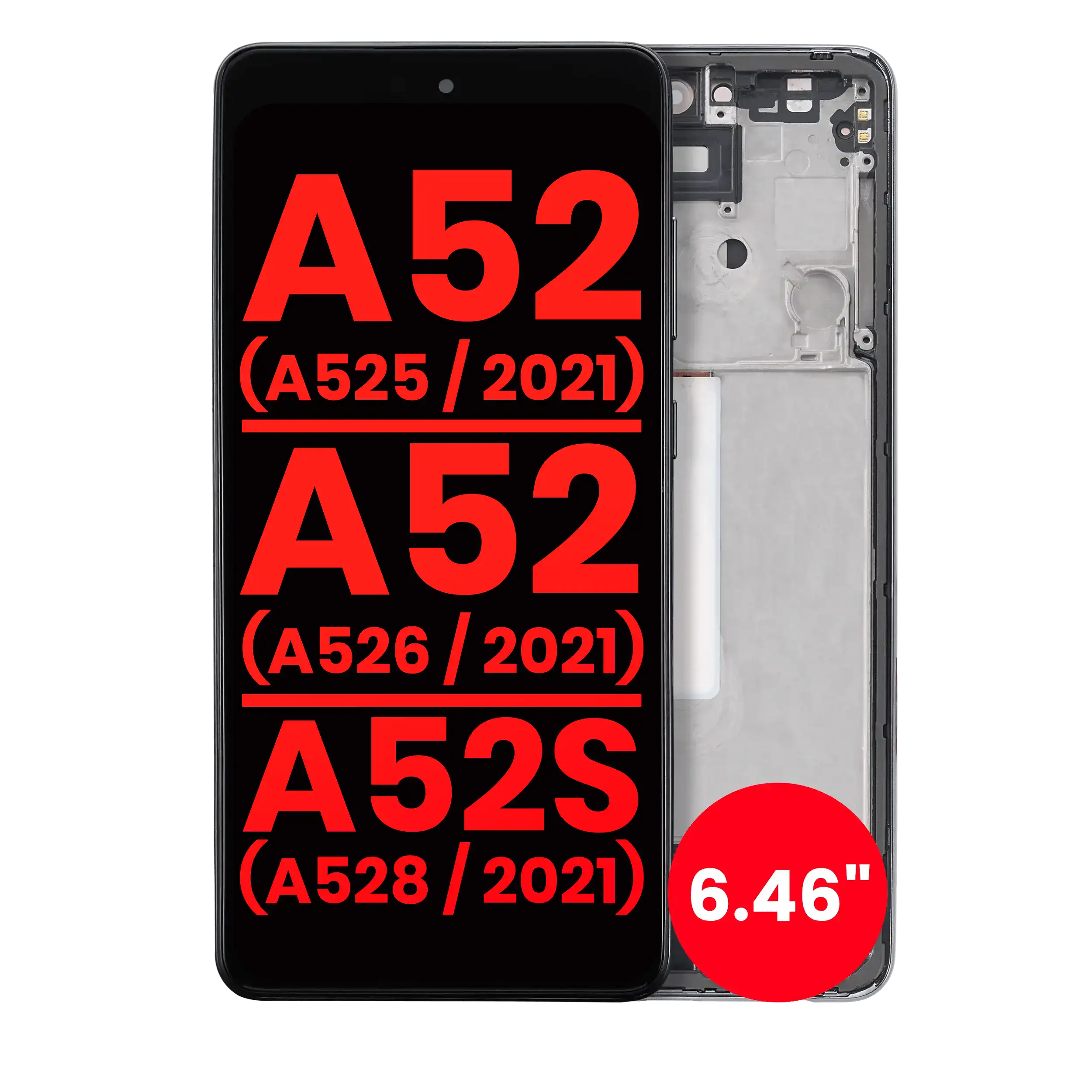 Galaxy A52 Oled Assembly With Frame
