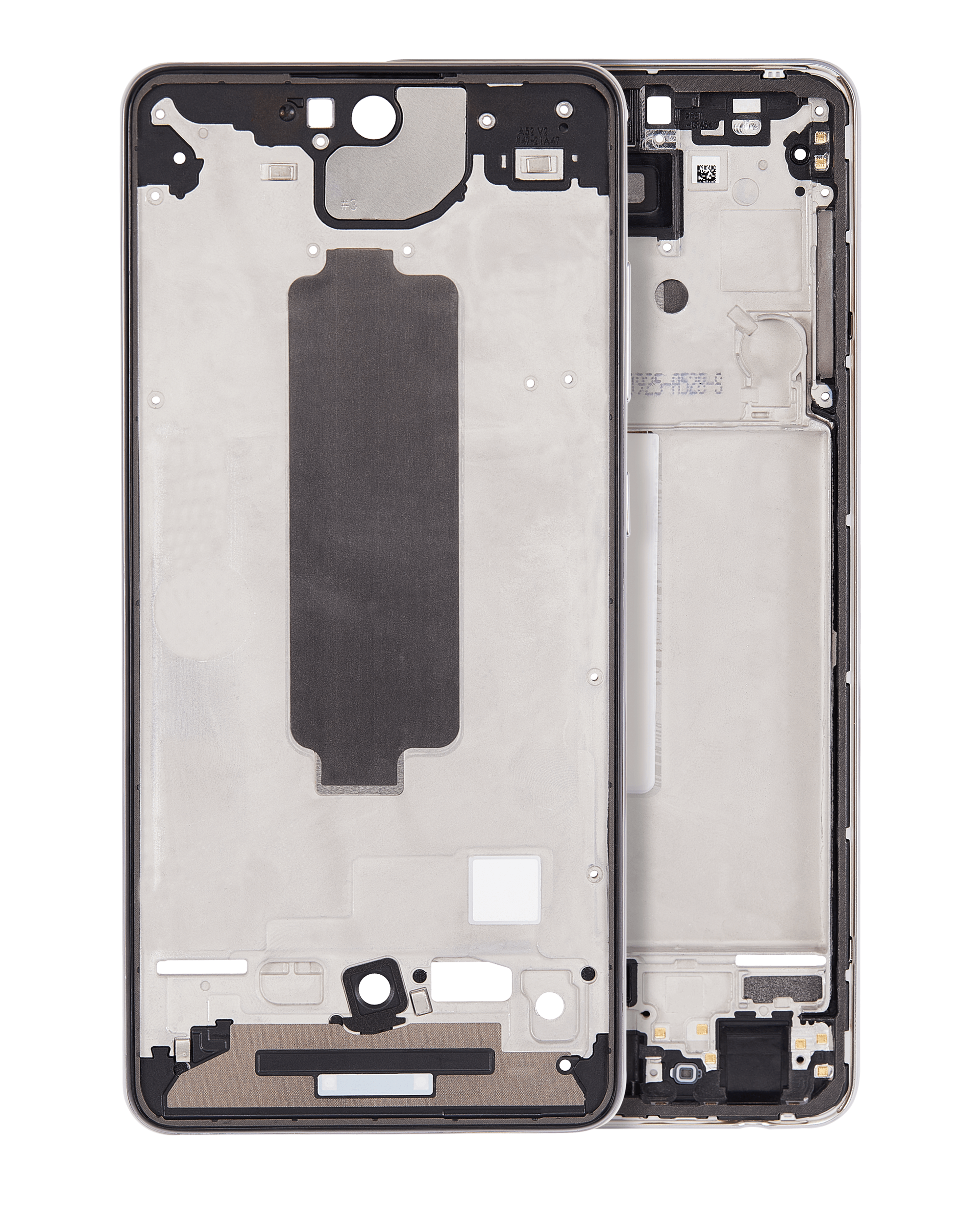 Mid-Frame Housing Compatible For Samsung Galaxy A52 4G (A525 / 2021) / A52 5G (A526 / 2021) / A52S 5G (A528 / 2021) (Awesome White)