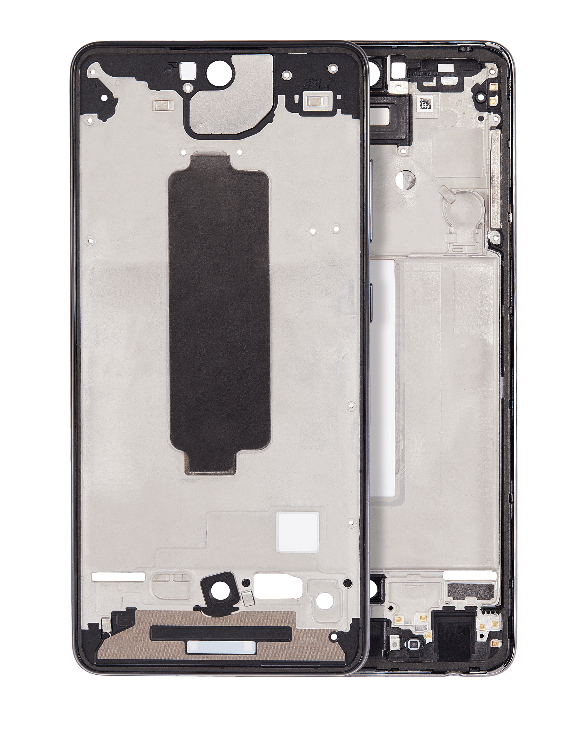 Mid-Frame Housing Compatible For Samsung Galaxy A52 4G (A525 / 2021) / A52 5G (A526 / 2021) / A52S 5G (A528 / 2021) (Awesome Black)