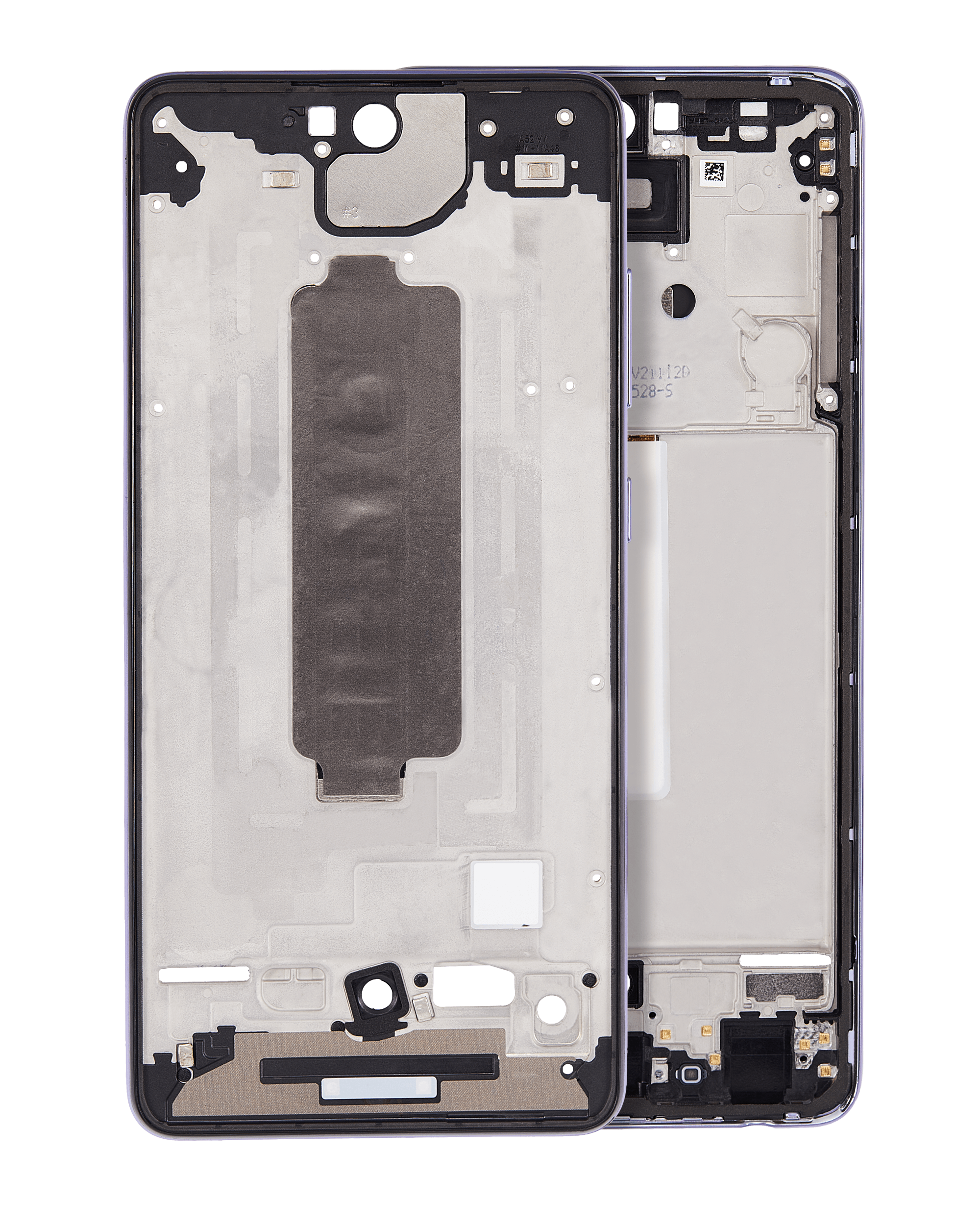 Mid-Frame Housing Compatible For Samsung Galaxy A52 4G (A525 / 2021) / A52 5G (A526 / 2021) / A52S 5G (A528 / 2021) (Awesome Violet)