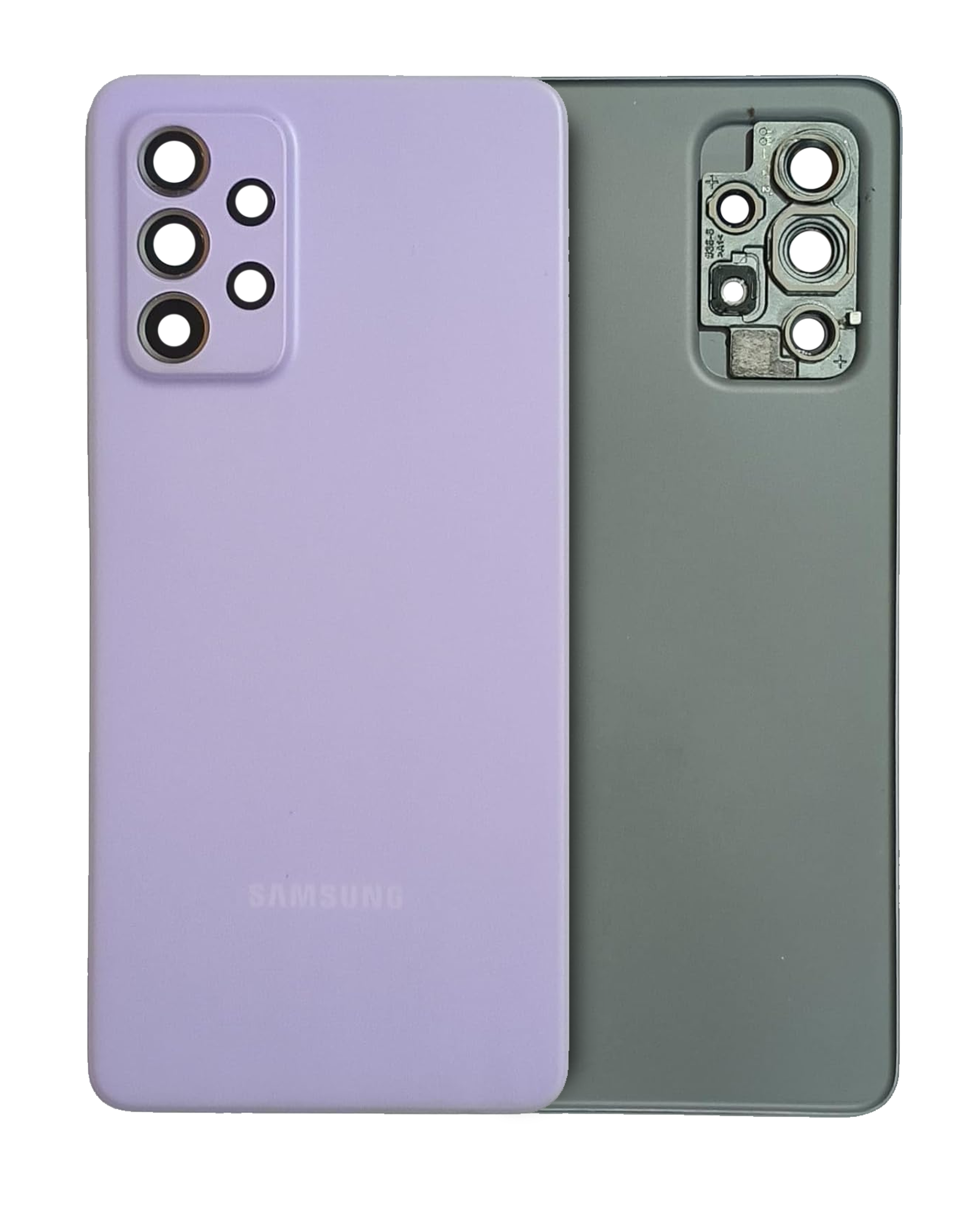 Back Cover Glass With Camera Lens Compatible For Samsung Galaxy A52 5G (A526 / 2021) (Service Pack) (Awesome Violet)