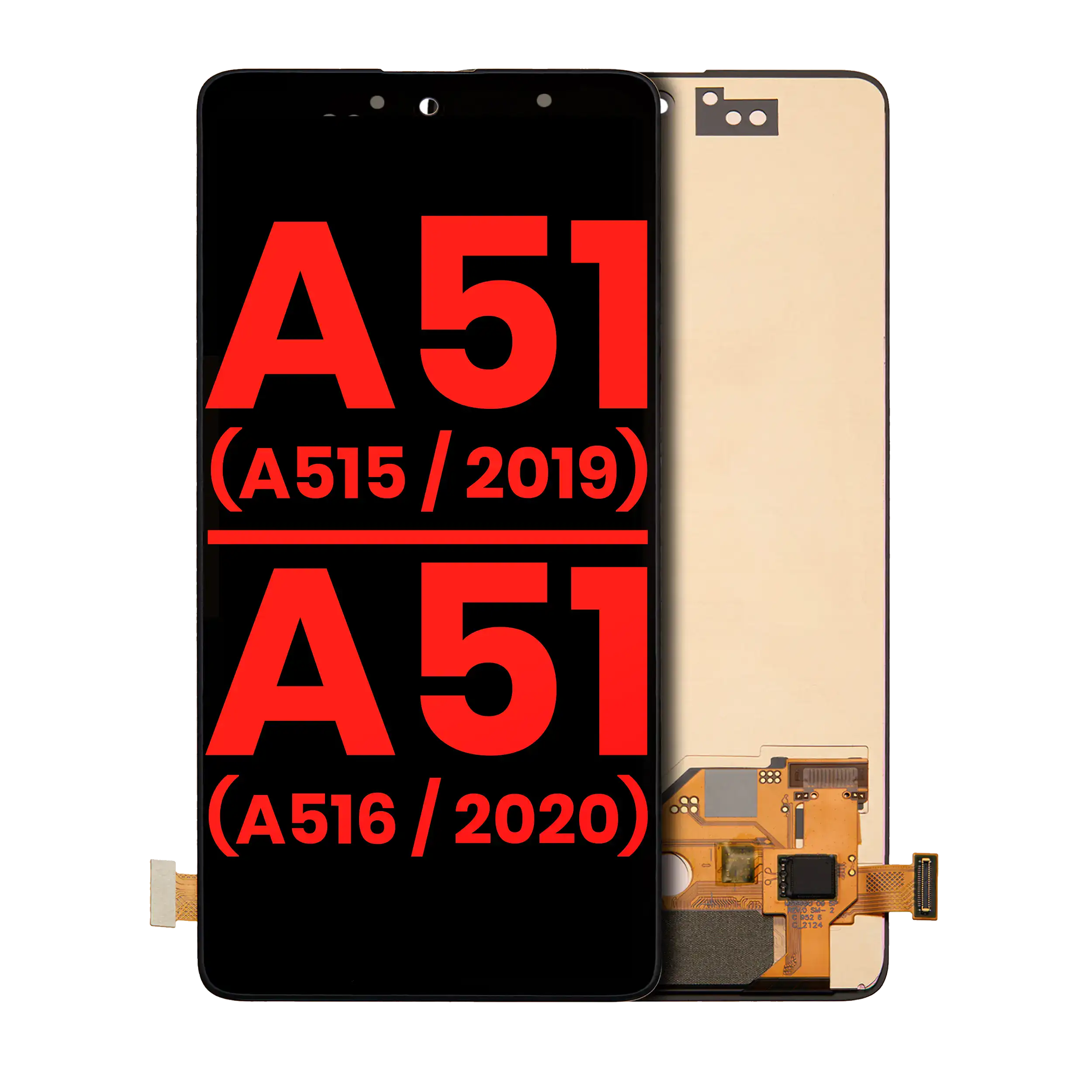 Oled Assembly Without Frame Compatible For Samsung Galaxy A51 4G (A515 / 2019) / 5G (A516 / 2020) (6.46") (Aftermarket Plus) (All Colors)