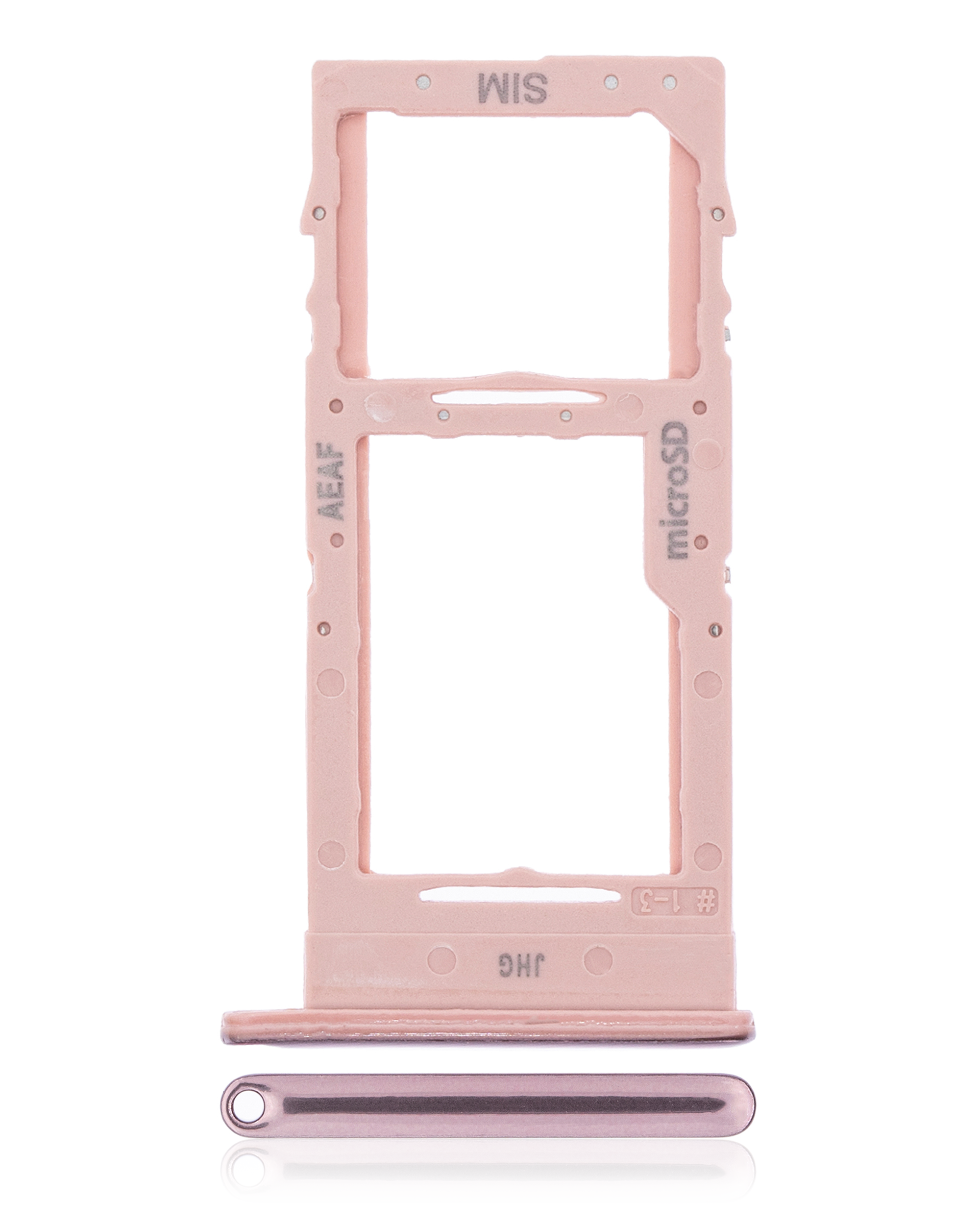 Single Sim Card Tray Compatible For Samsung Galaxy A51 5G (A516 / 2020) (Prism Cube Pink)