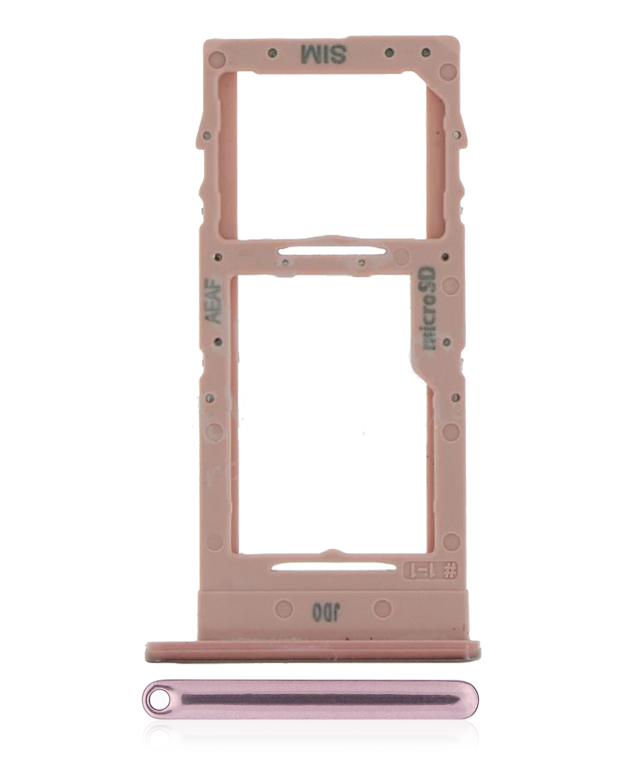 Dual Sim Card Tray Compatible For Samsung Galaxy A51 5G (A516 / 2020) (Prism Cube Pink)