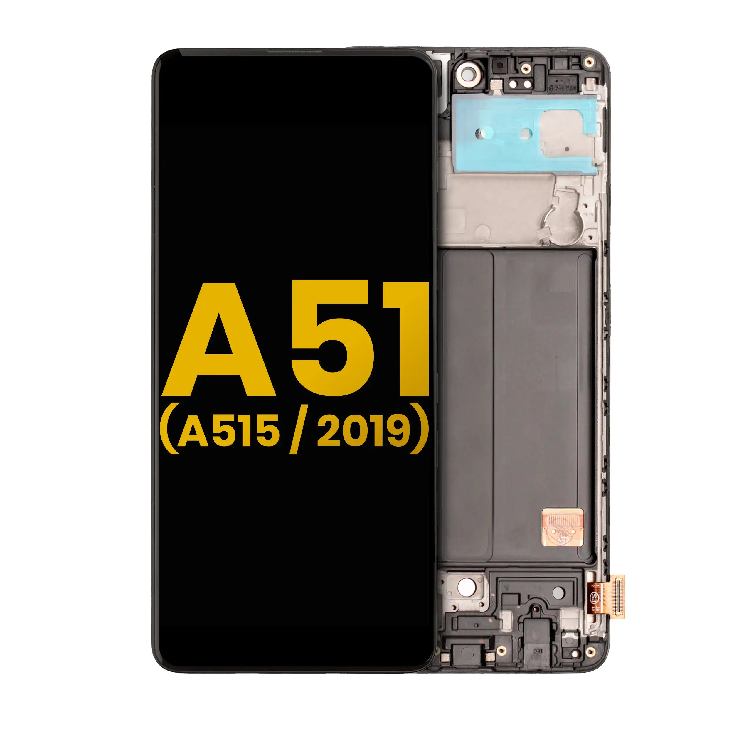 Oled Assembly With Frame Compatible For Samsung Galaxy A51 4G (A515 / 2019) (Refurbished) (All Colors)