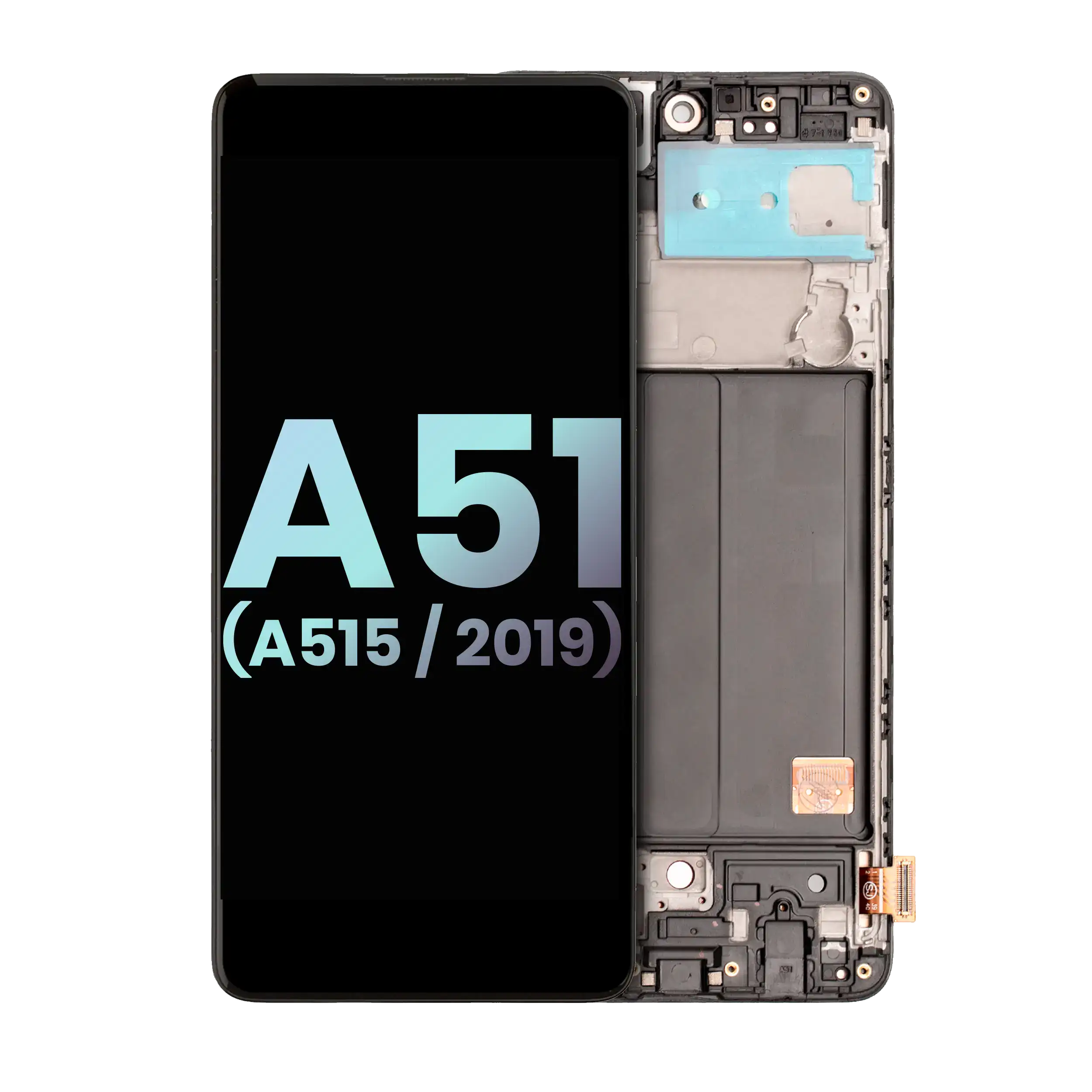 Oled Assembly With Frame Compatible For Samsung Galaxy A51 4G (A515 / 2019) (Service Pack) (All Colors)