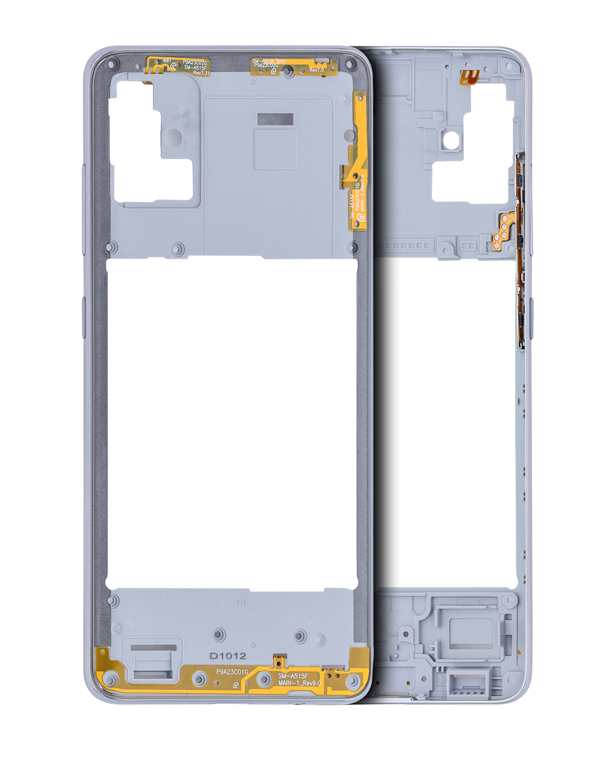 Mid-Frame Housing Compatible For Samsung Galaxy A51 4G (A515 / 2019) (Prism Crush White)