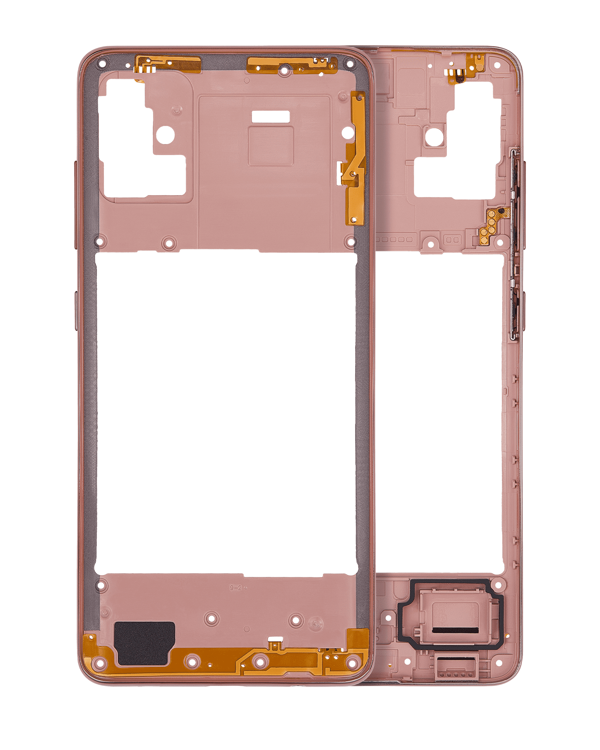 Mid-Frame Housing Compatible For Samsung Galaxy A51 4G (A515 / 2019) (Prism Crush Pink)
