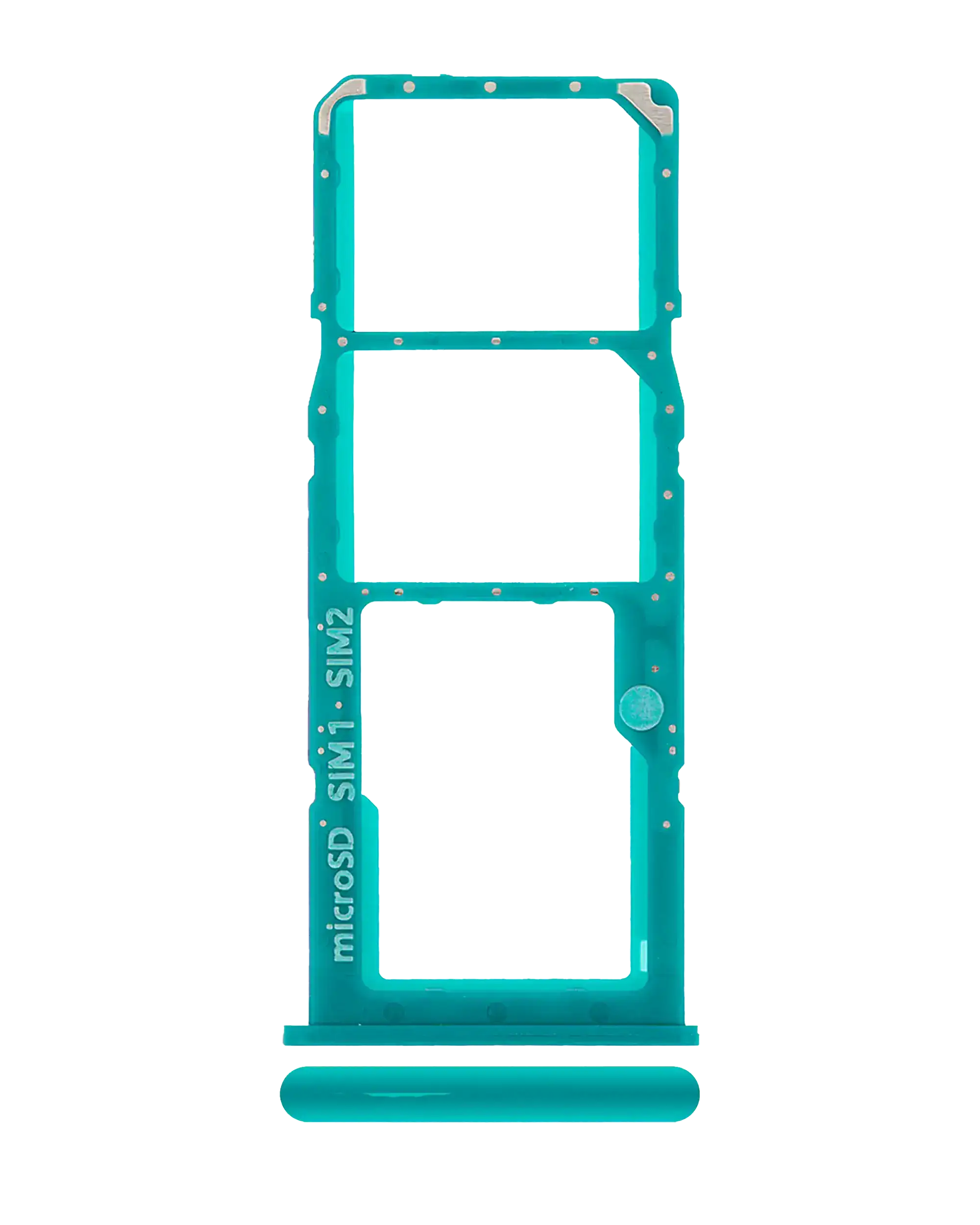 Dual Sim Card Tray Compatible For Samsung Galaxy A51 4G (A515 / 2019) (Green)