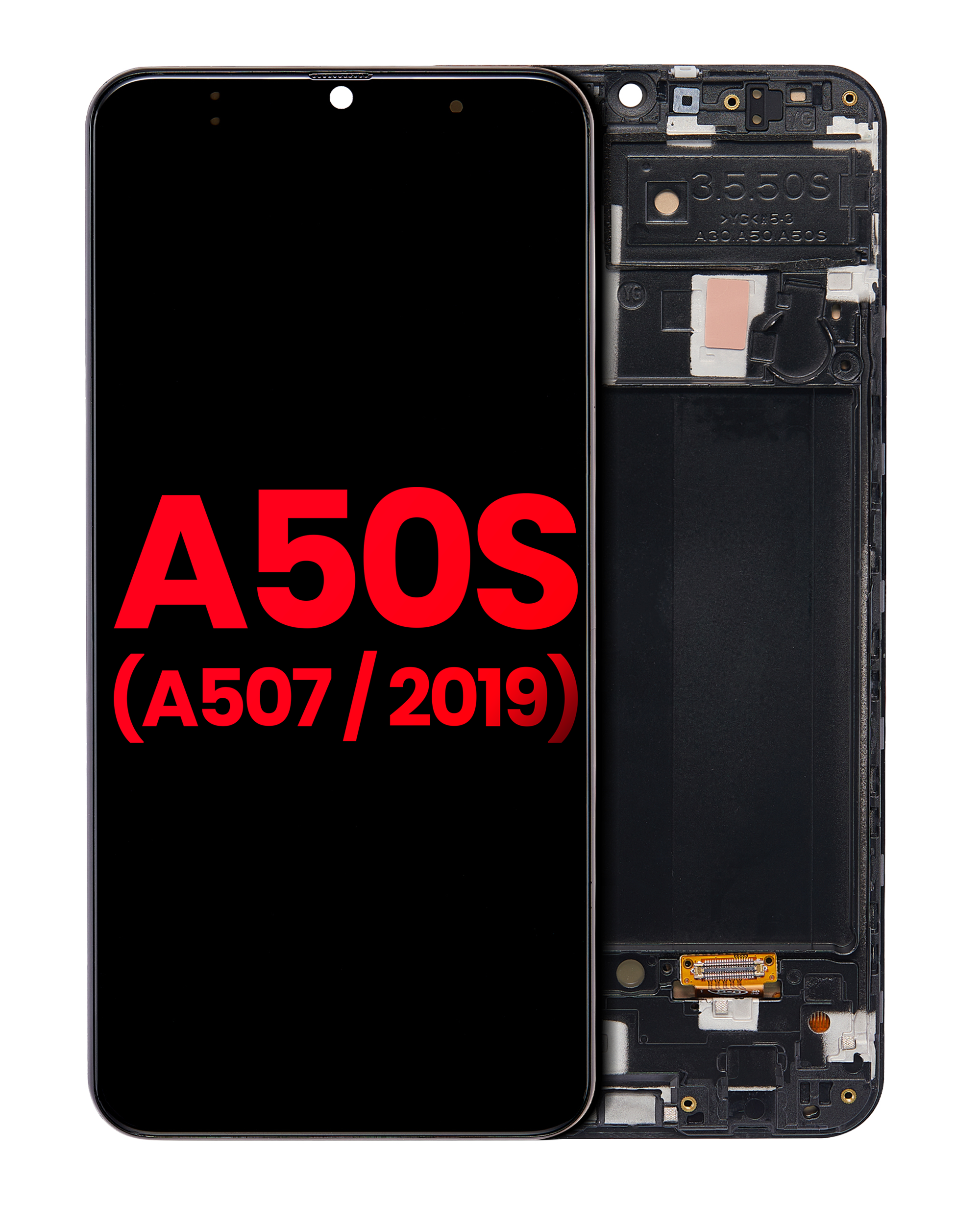 Oled Assembly With Frame Compatible For Samsung Galaxy A50S (A507 / 2019) (Aftermarket Plus) (All Colors)