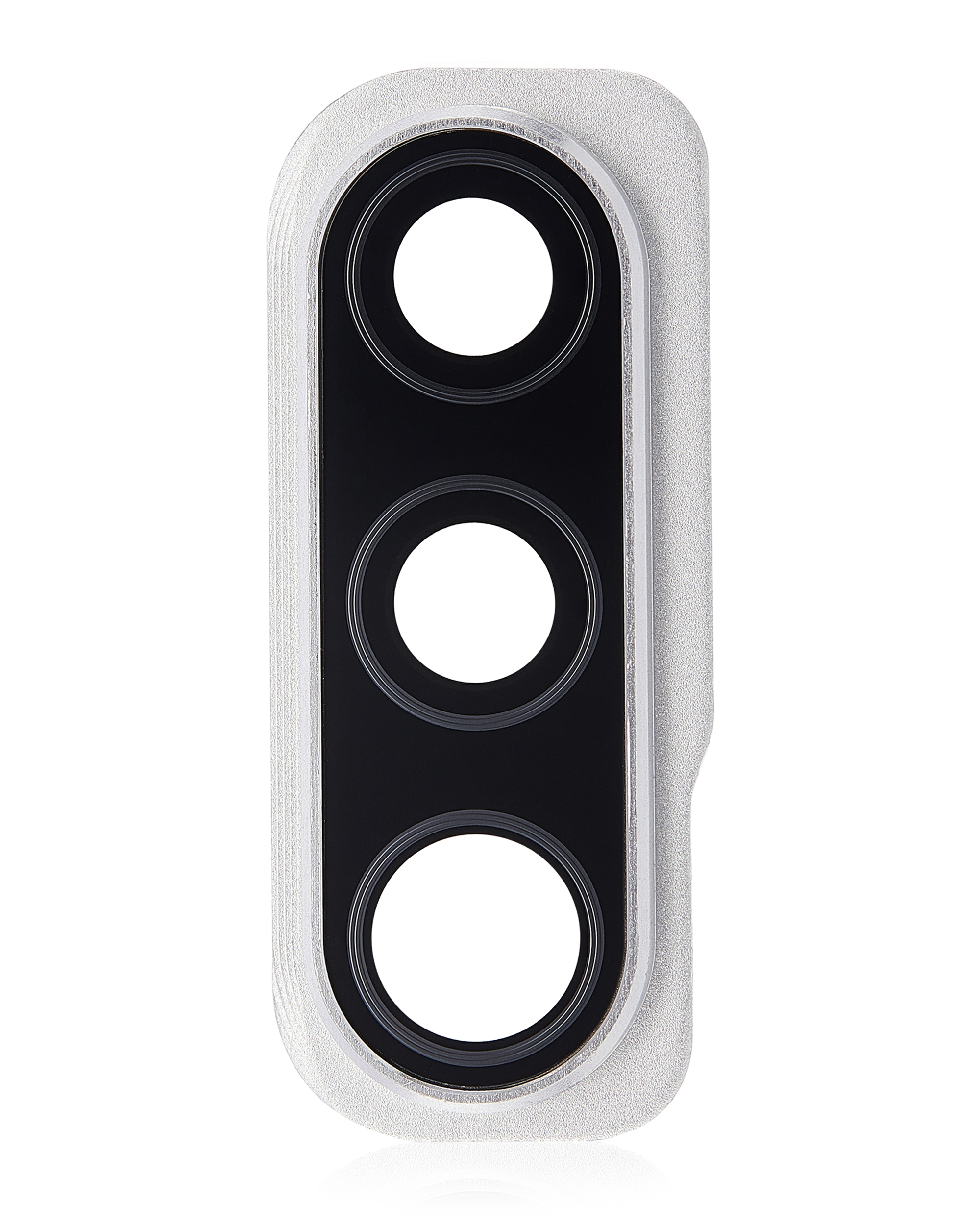 Back Camera Glass Lens And Cover Bezel Compatible For Samsung Galaxy A50S (A507 / 2019) (Prism Crush White)