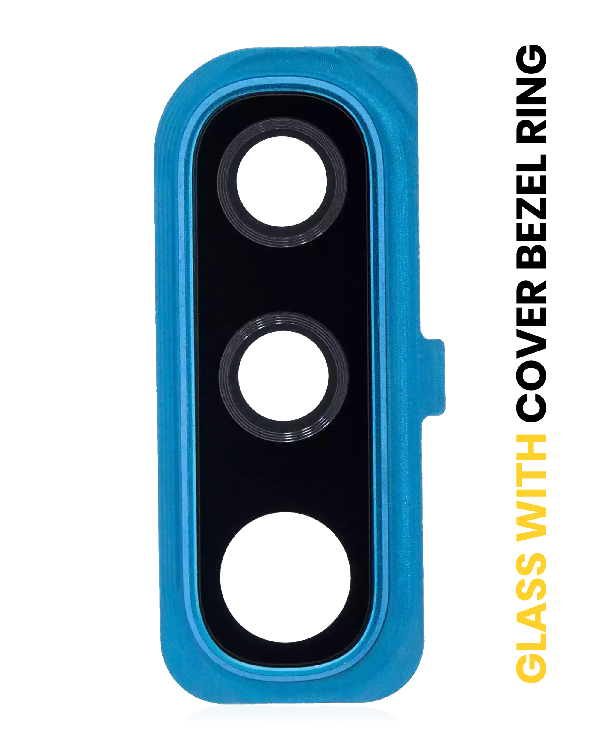 Back Camera Lens With Cover Bezel Ring Compatible For Samsung Galaxy A50 (A505 / 2019) (Blue)