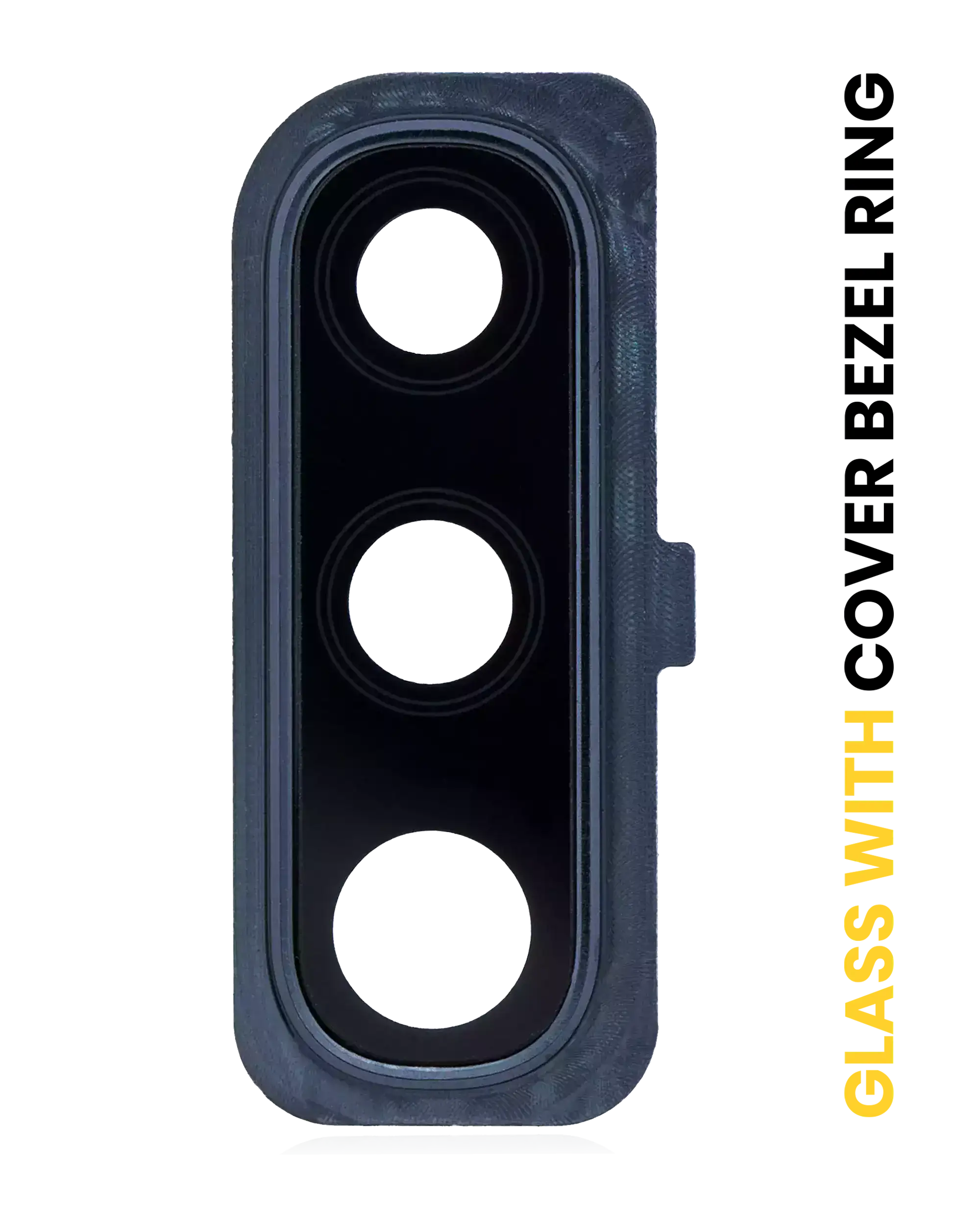 Back Camera Lens With Cover Bezel Ring Compatible For Samsung Galaxy A50 (A505 / 2019) (Black)
