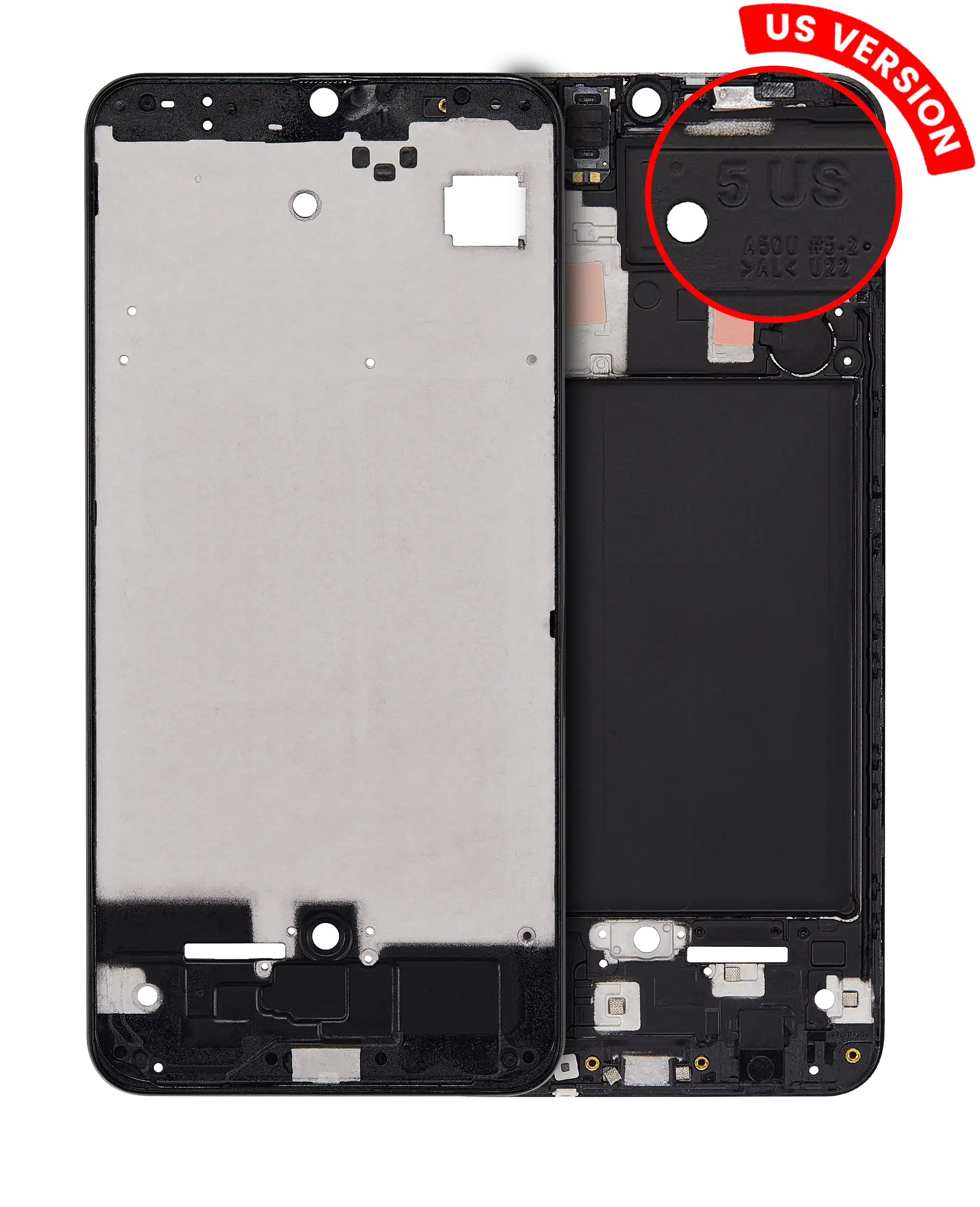 Lcd-Frame Housing Compatible For Samsung Galaxy A50 (A505 / 2019) (Us Version)