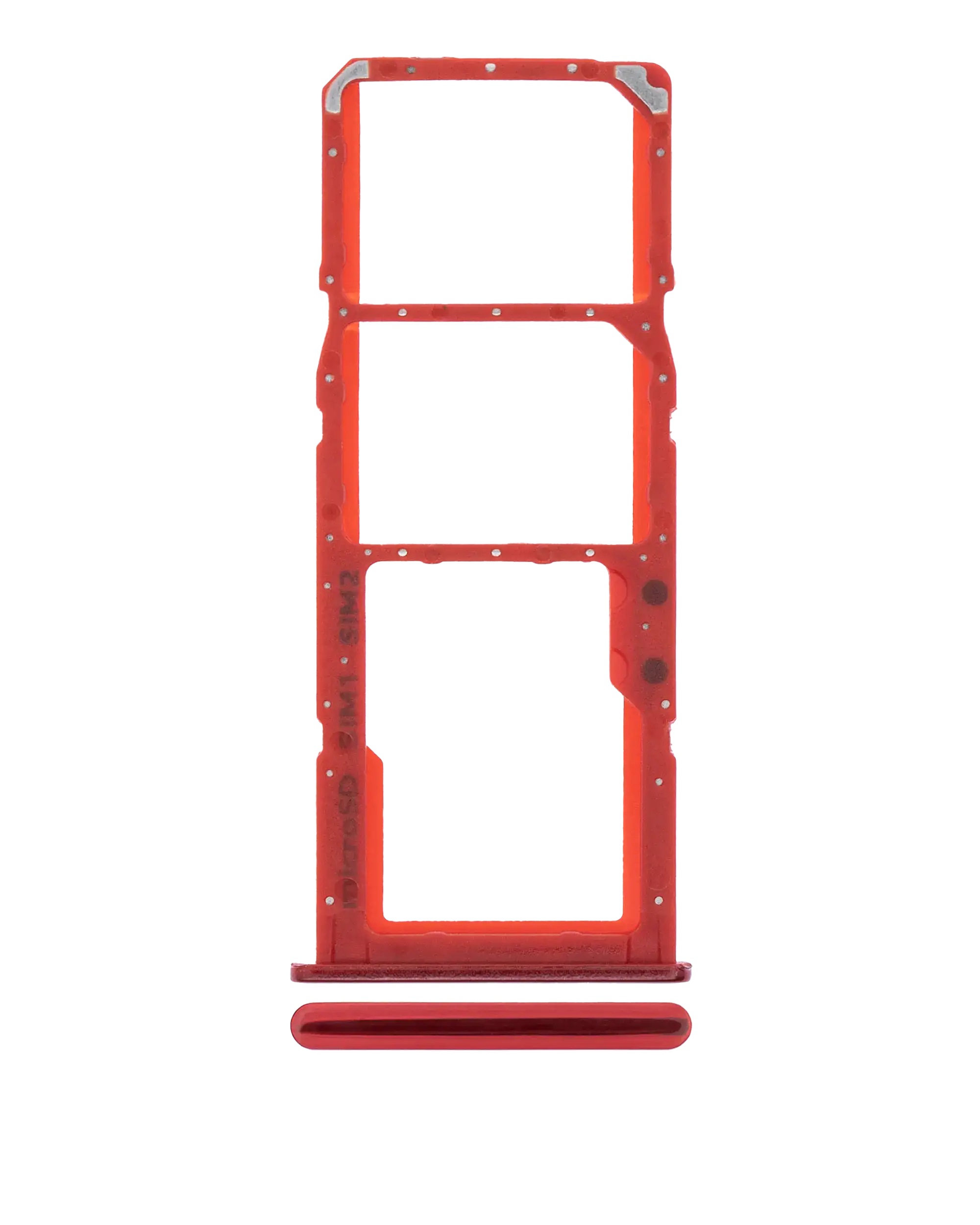 Dual Sim Card Tray Compatible For Samsung Galaxy A20 (A205 / 2019) / A30 (A305 / 2019) / A50 (A505 / 2019) (Coral Orange)