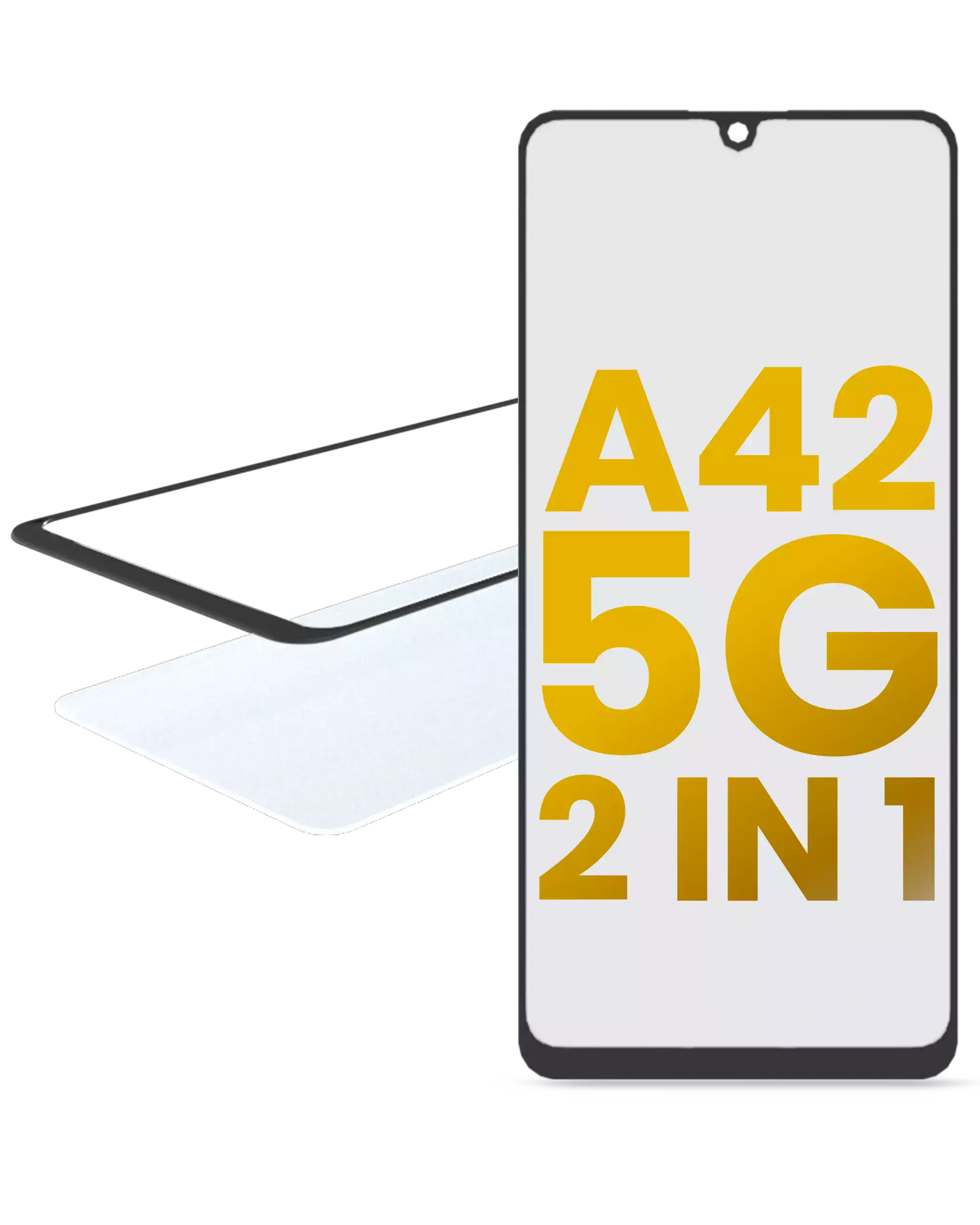 2 In 1 Front Glass With Oca Pre-Installed Compatible For Samsung Galaxy A42 5G (A426 / 2020)