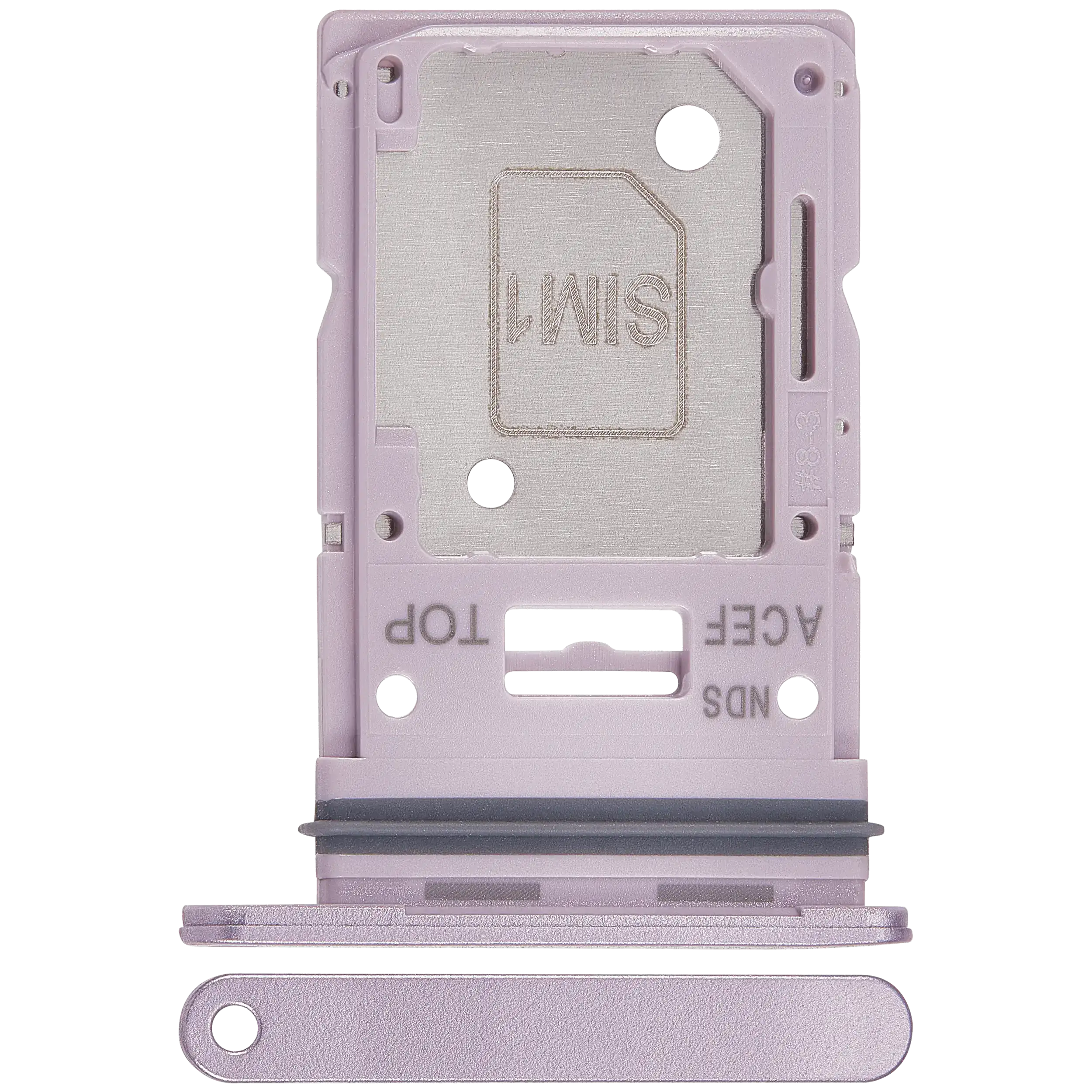 Dual Sim Card Tray Compatible For Samsung Galaxy A35 (A356 / 2024)  (Premium)(Lilac)