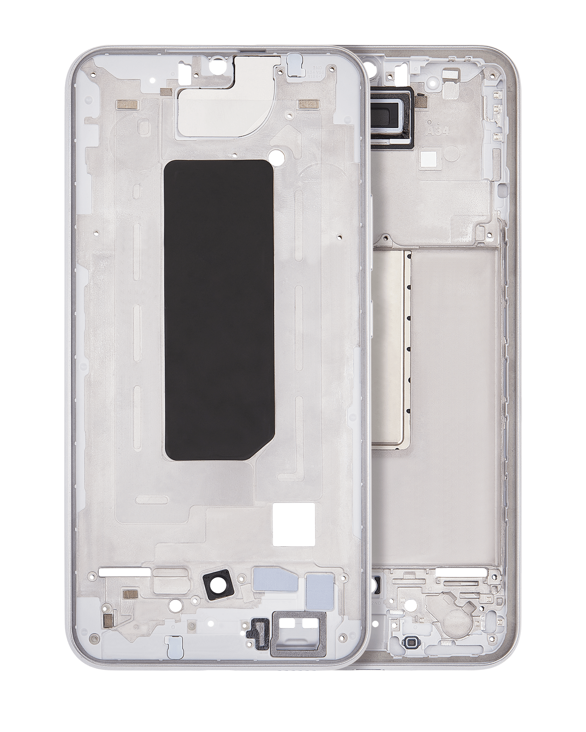 Mid-Frame Housing Compatible For Samsung Galaxy A34 (A346 / 2023) (Silver)