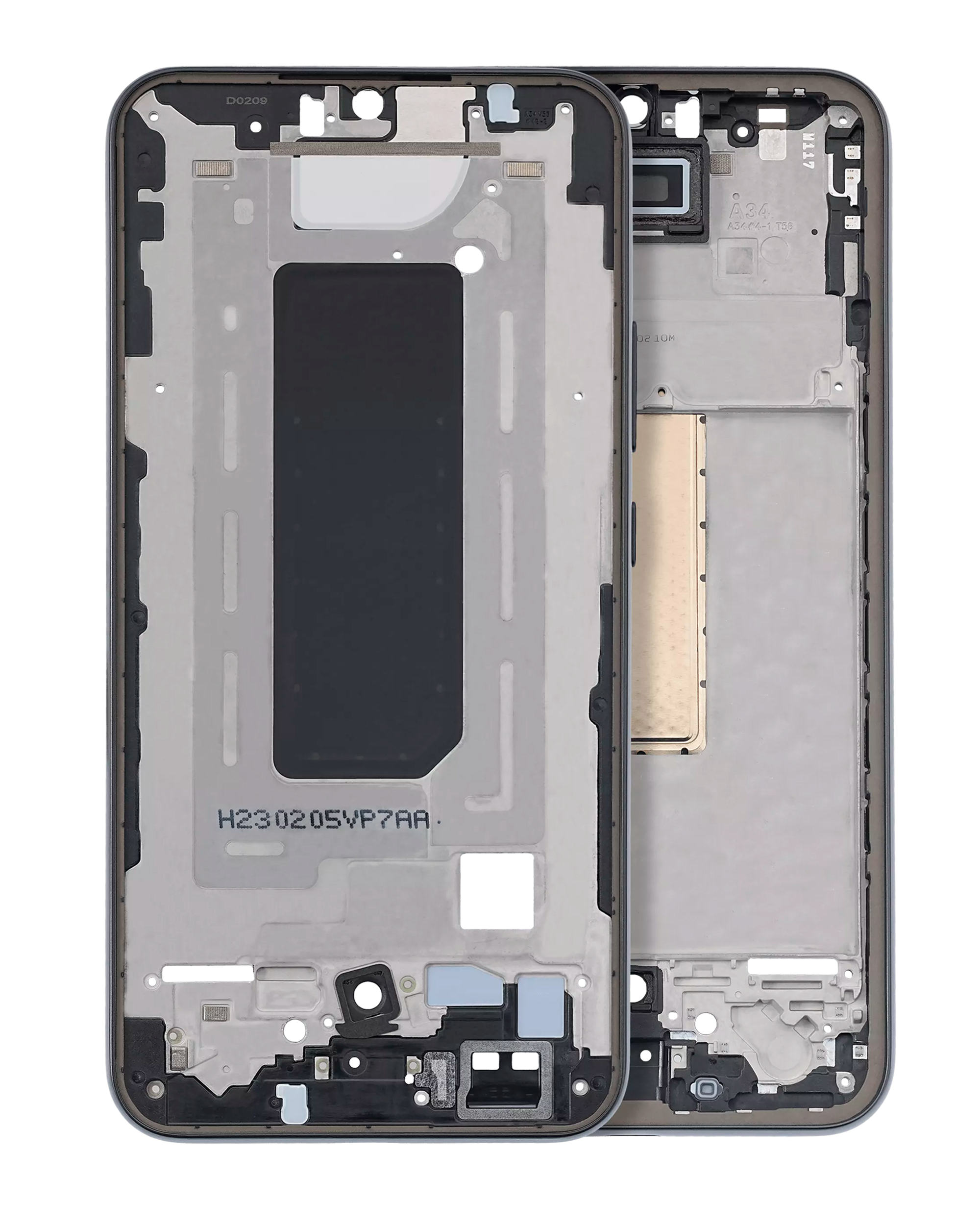 Mid-Frame Housing Compatible For Samsung Galaxy A34 (A346 / 2023) (Graphite)