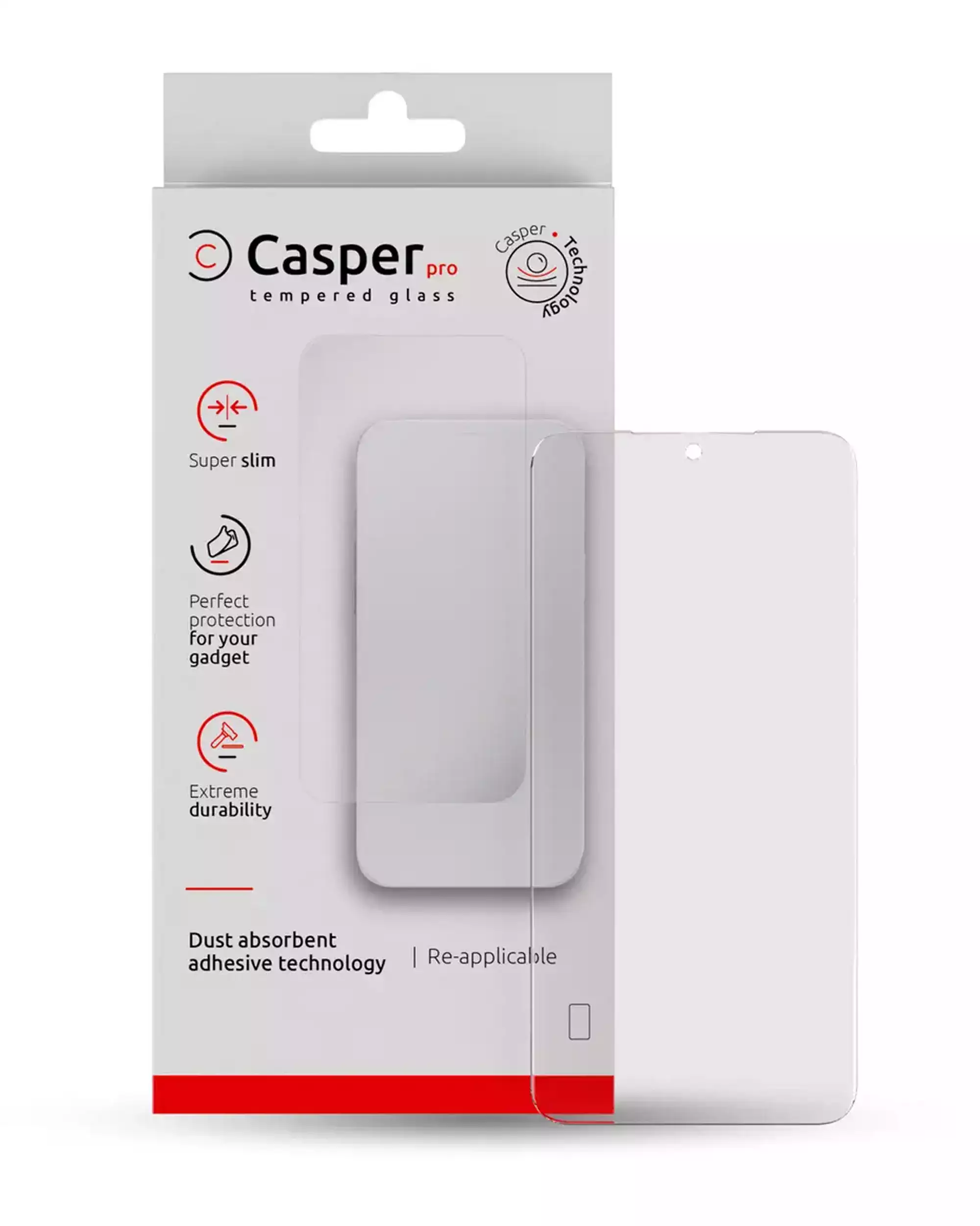 Casper Pro Screen Protector Compatible For Samsung Galaxy A36 5G / S24 Fe 5G (Case Friendly) (Retail Pack)