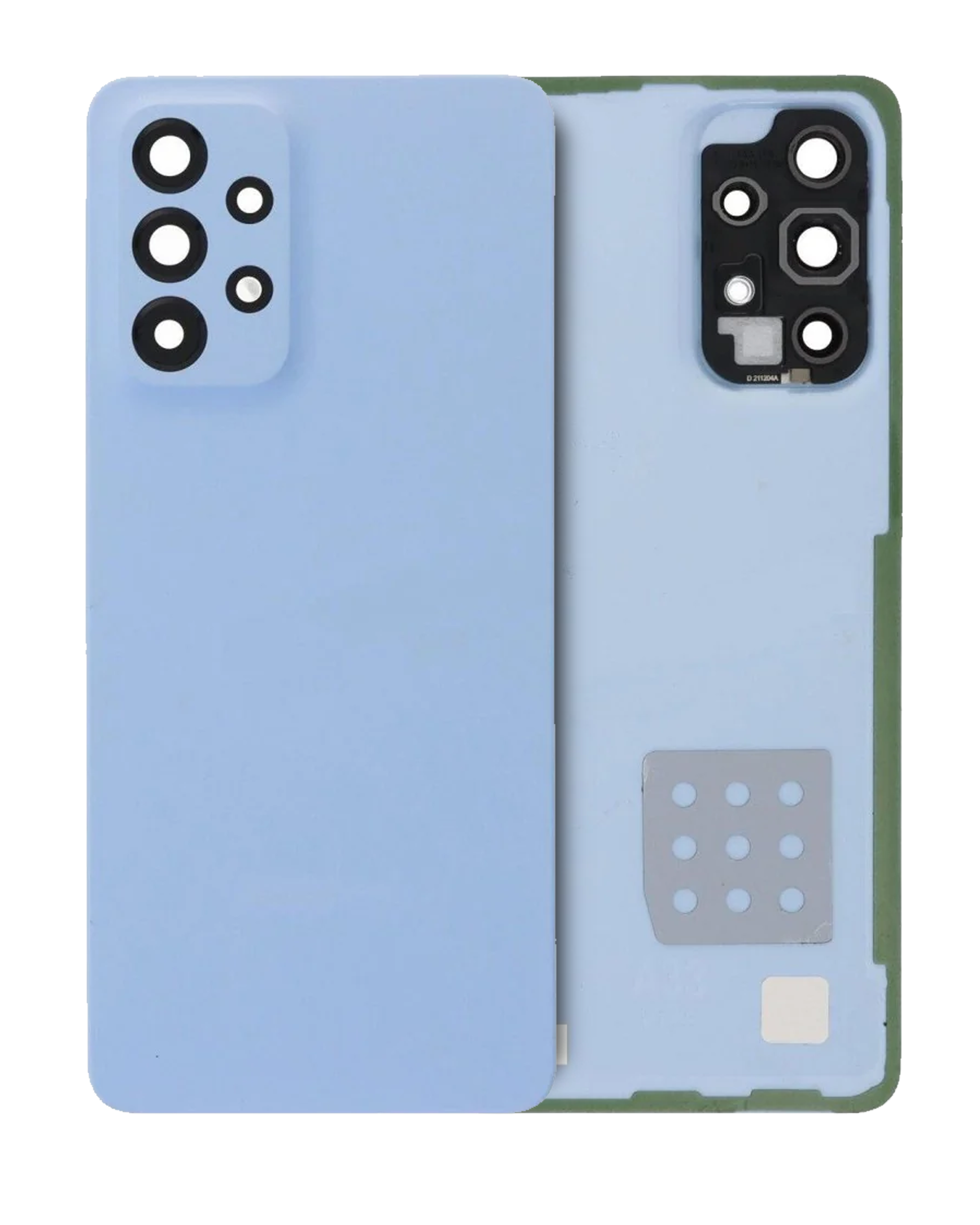 Back Cover Glass With Camera Lens Compatible For Samsung Galaxy A33 5G (A336 / 2022)  (Service Pack) (Blue)