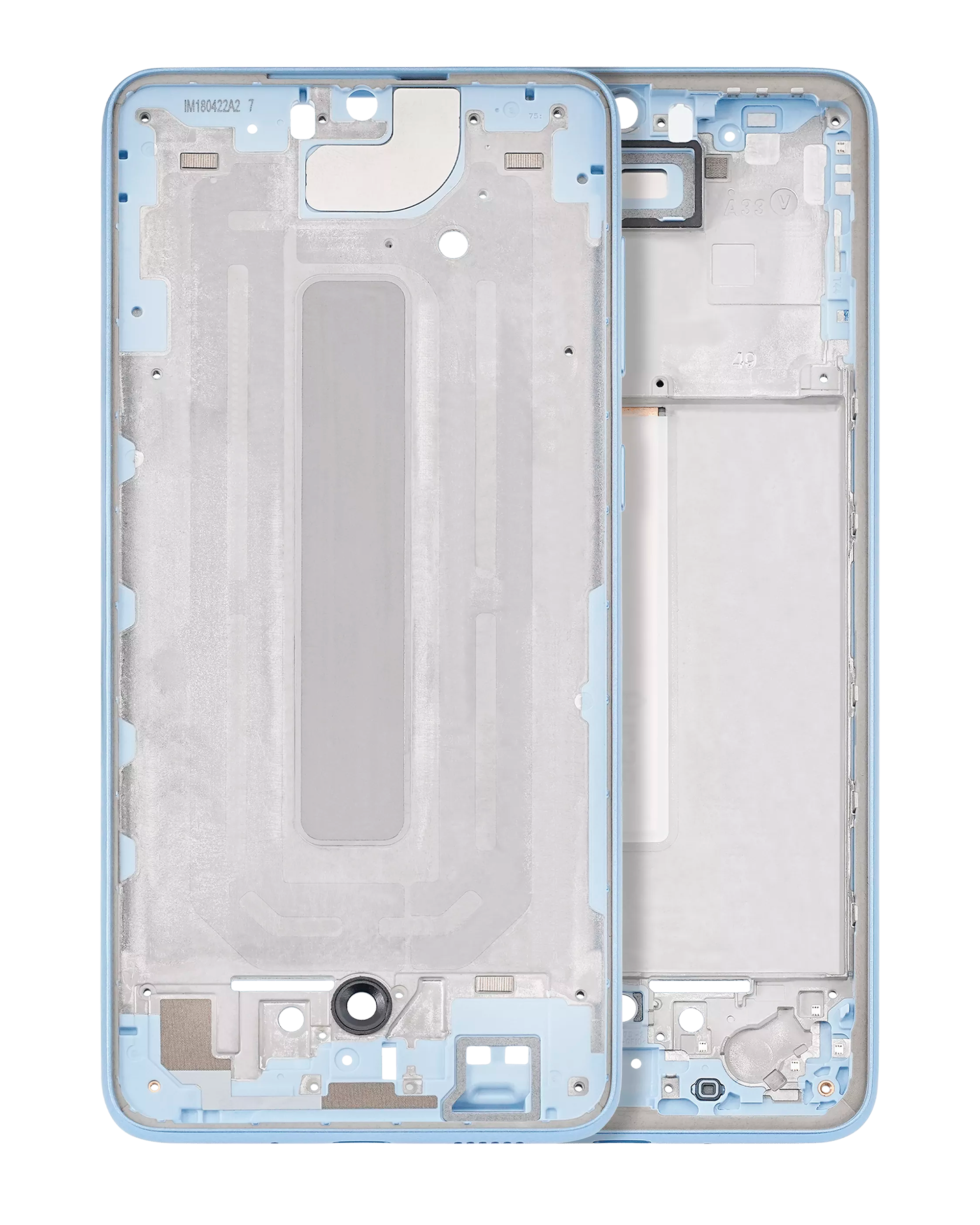 Mid-Frame Housing Compatible For Samsung Galaxy A33 5G (A336 / 2022) (Blue)