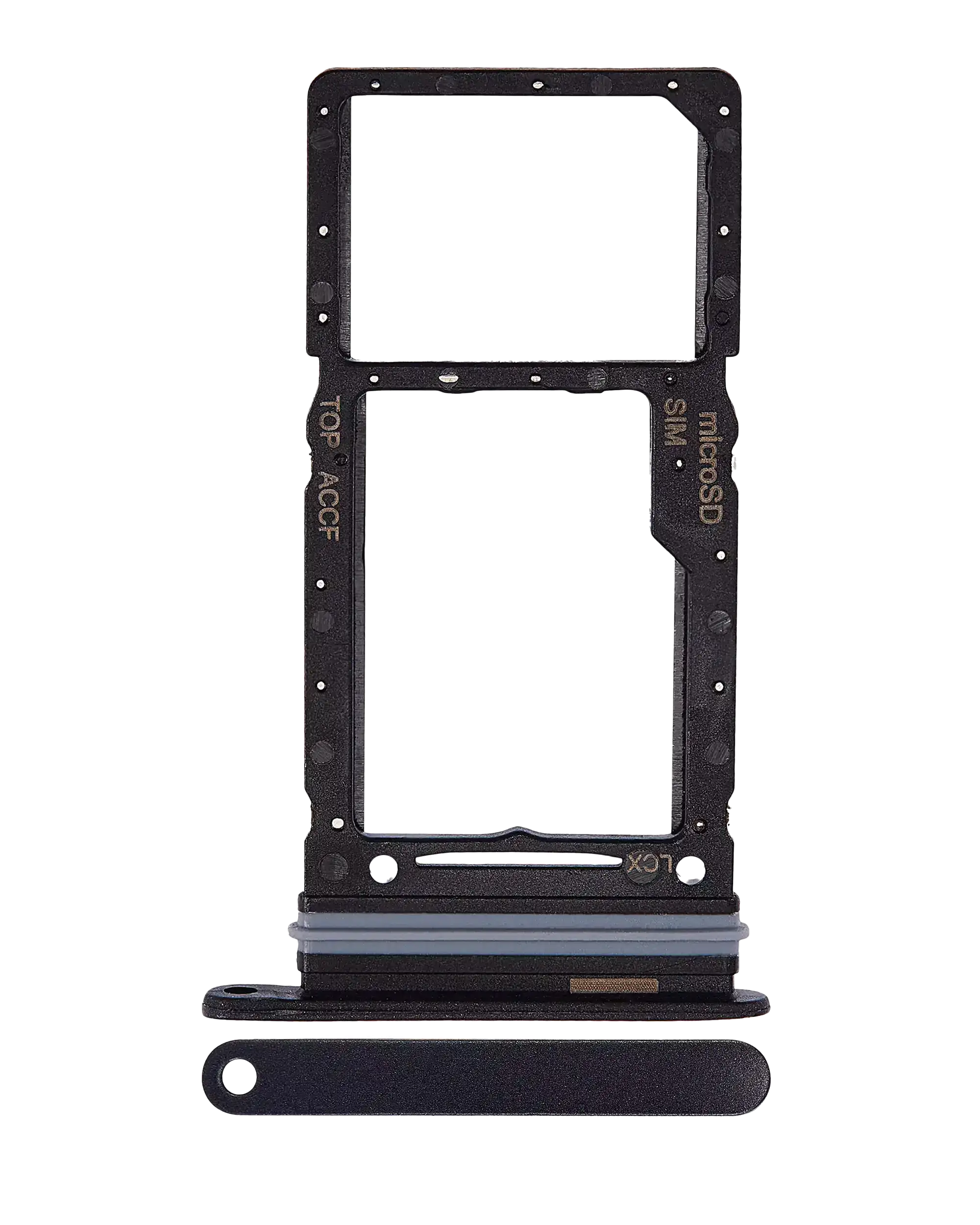 Single Sim Card Tray Compatible For Samsung Galaxy A33 5G (A336 / 2022) (Black)