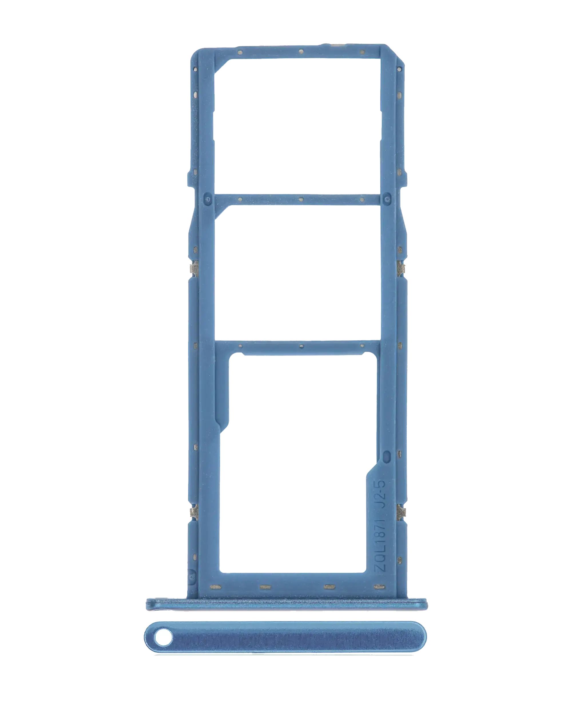 Dual Sim Card Tray Compatible For Samsung Galaxy A11 (A115 / 2020) (Blue)