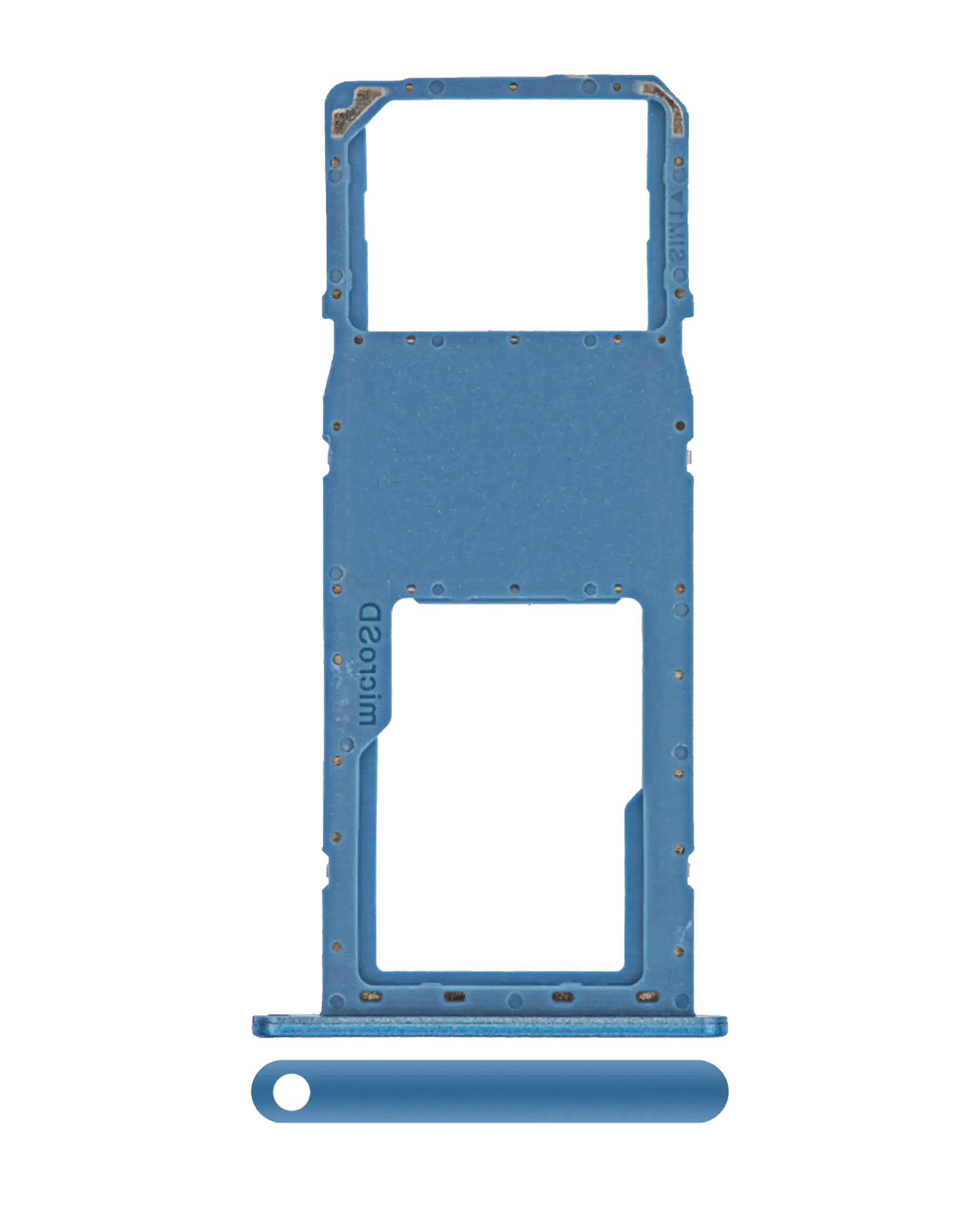Single Sim Card Tray Compatible For Samsung Galaxy A11 (A115 / 2020) (Blue)