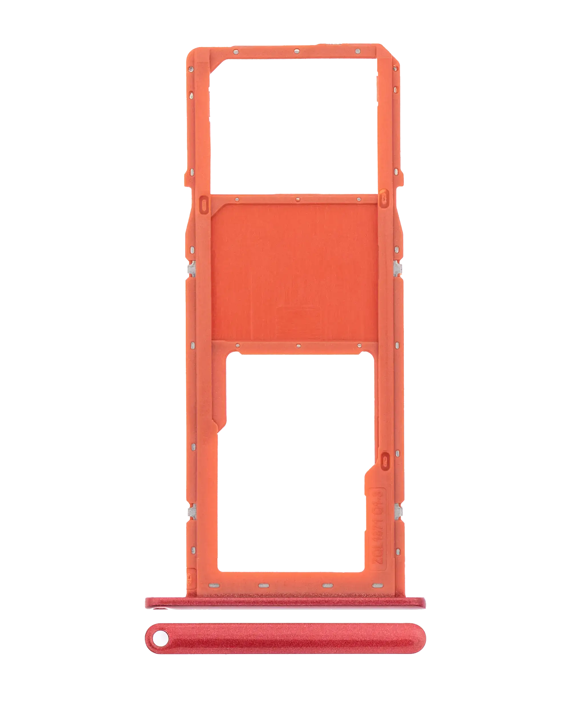 Single Sim Card Tray Compatible For Samsung Galaxy A11 (A115 / 2020) (Red)