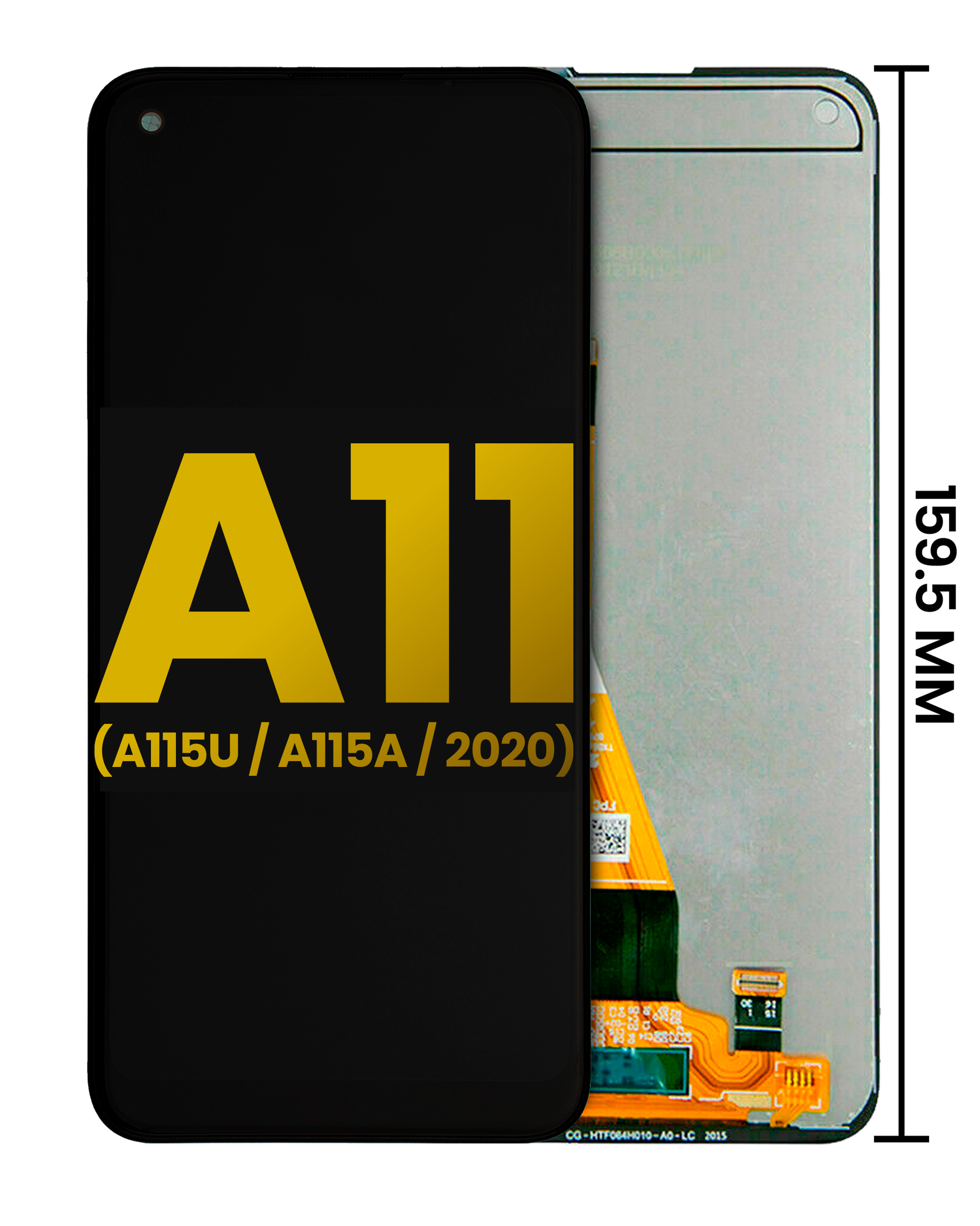 Lcd Assembly Without Frame Compatible For Samsung Galaxy A11 (A115U / A115A / 2020) (Us Version) (Refurbished) (All Colors)