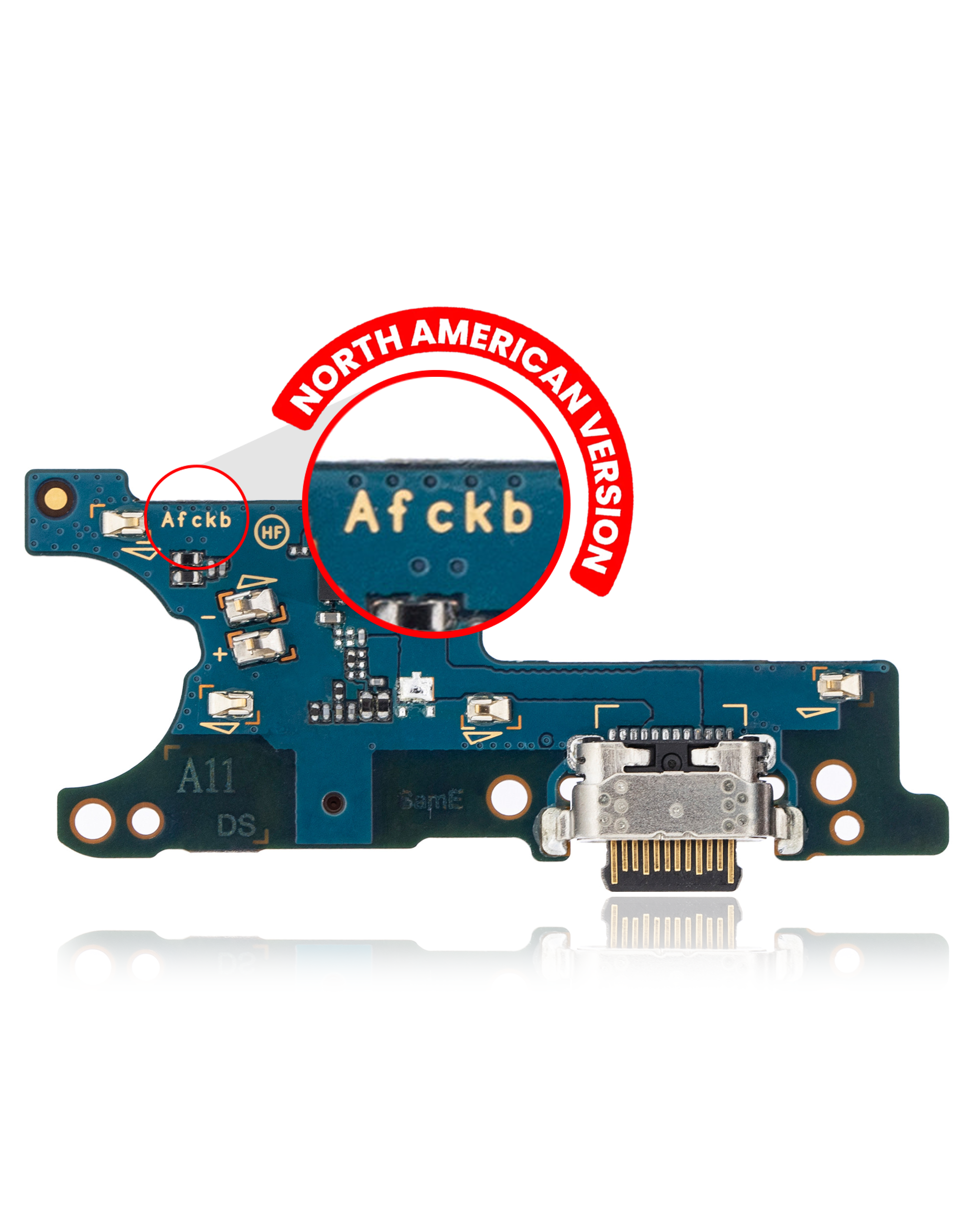 Charging Port Board Compatible For Samsung Galaxy A11 (A115U / 2020) (Us Version) (Aftermarket Plus)