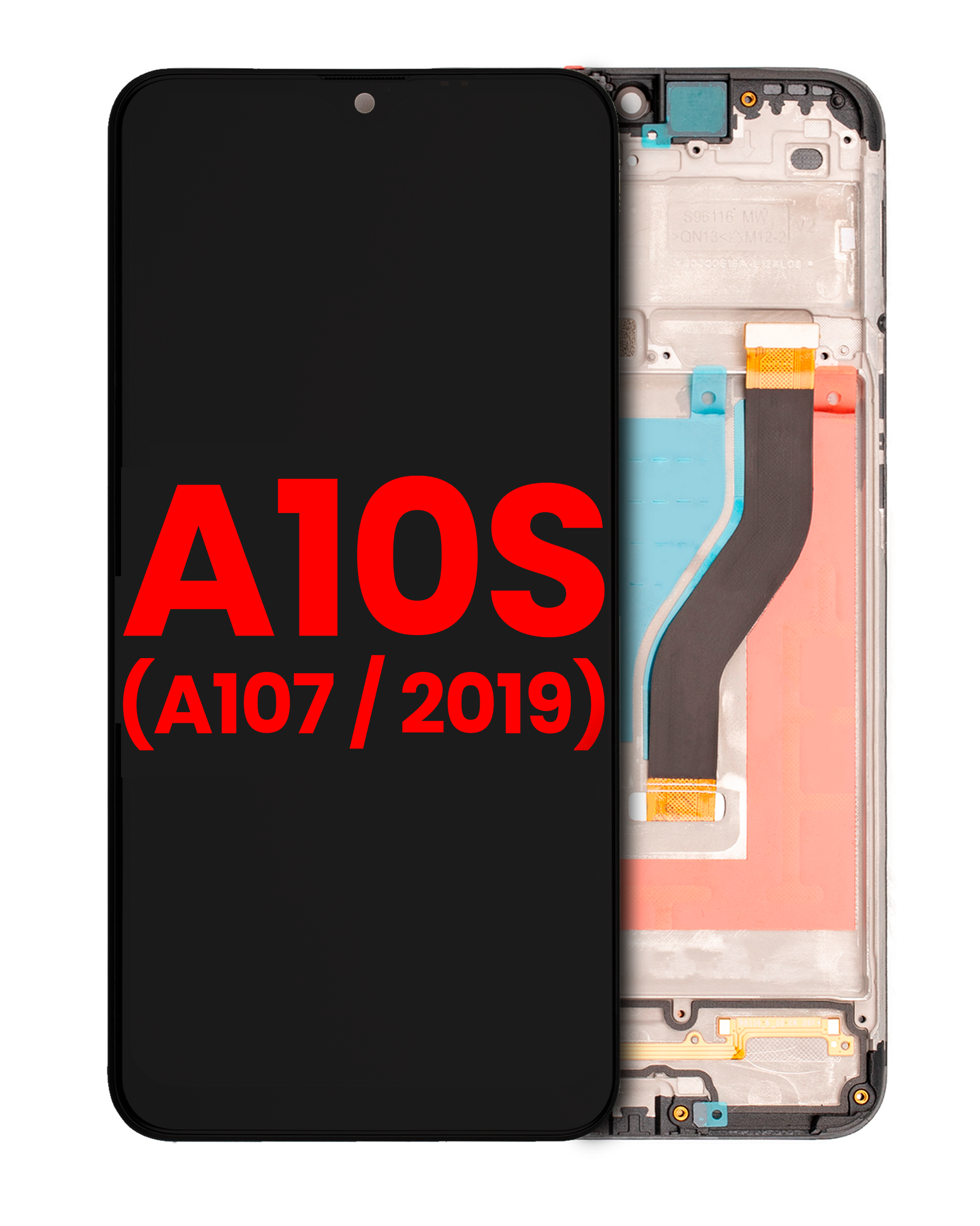 Lcd Assembly With Frame Compatible For Samsung Galaxy A10S (A107 / 2019) (Aftermarket Plus) (All Colors)