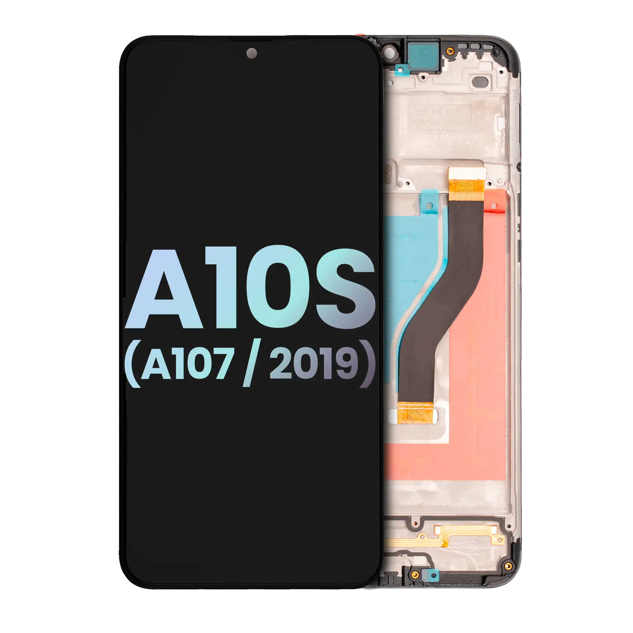 Lcd Assembly With Frame Compatible For Samsung Galaxy A10S (A107 / 2019) (Service Pack) (All Colors)