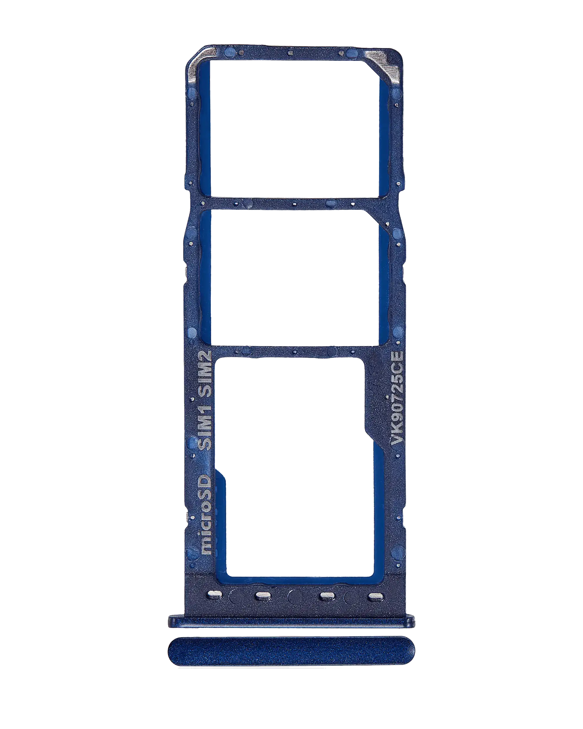 Dual Sim Card Tray Compatible For Samsung Galaxy A10 (A105 / 2019) (Blue)