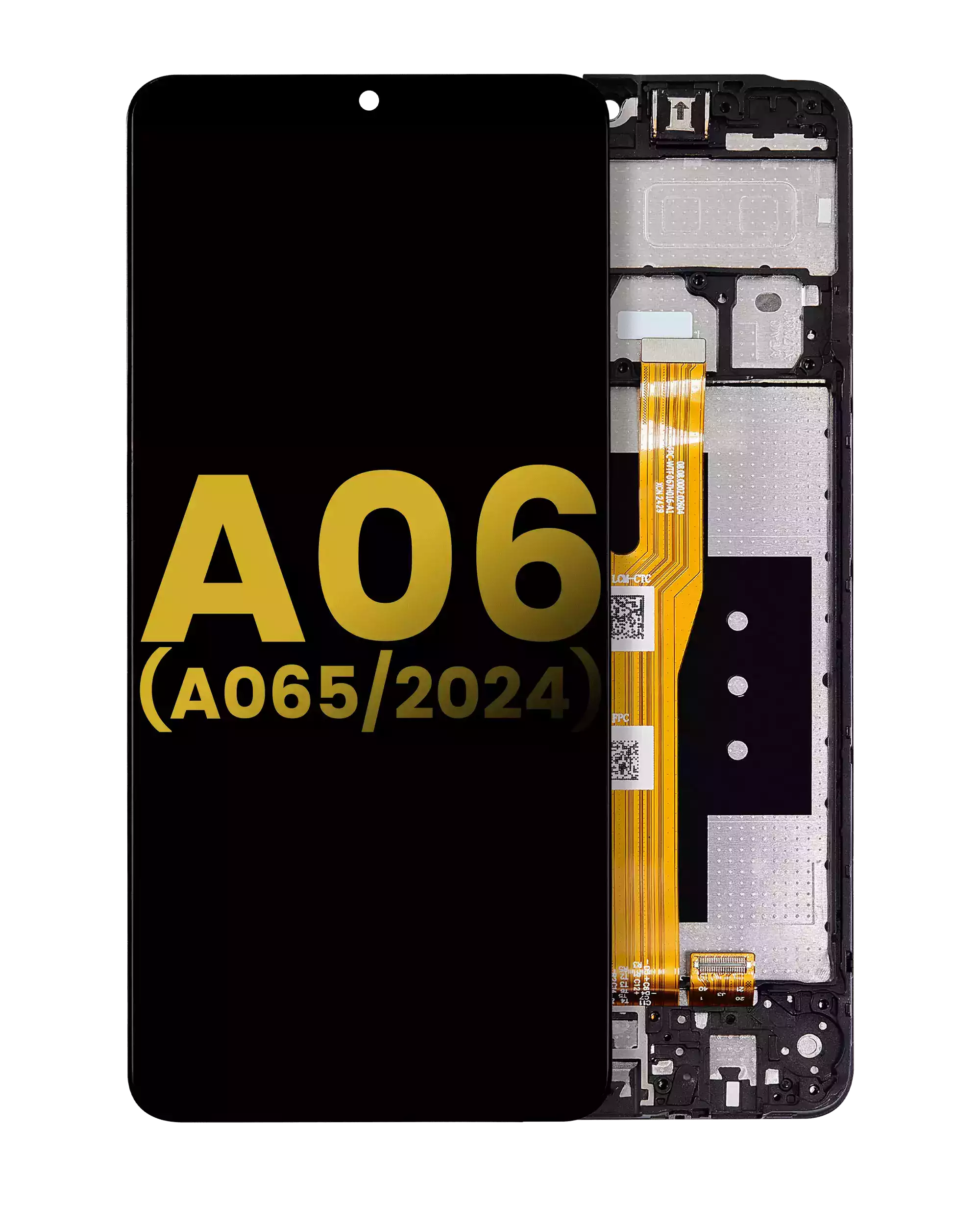 Lcd Assembly With Frame Compatible For Samsung Galaxy A06 (A065 / 2024) (Refurbished) (All Colors)