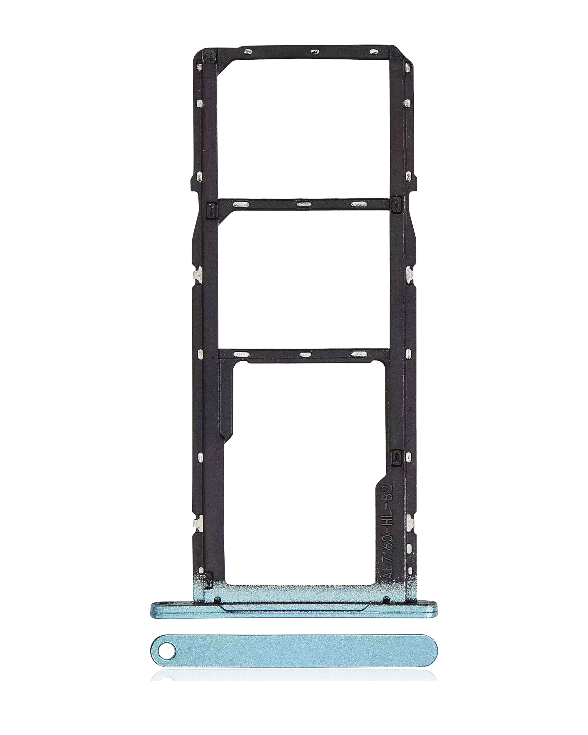 Dual Sim Card Tray Compatible For Samsung Galaxy A06 (A065 / 2024) (Premium) (Blue)