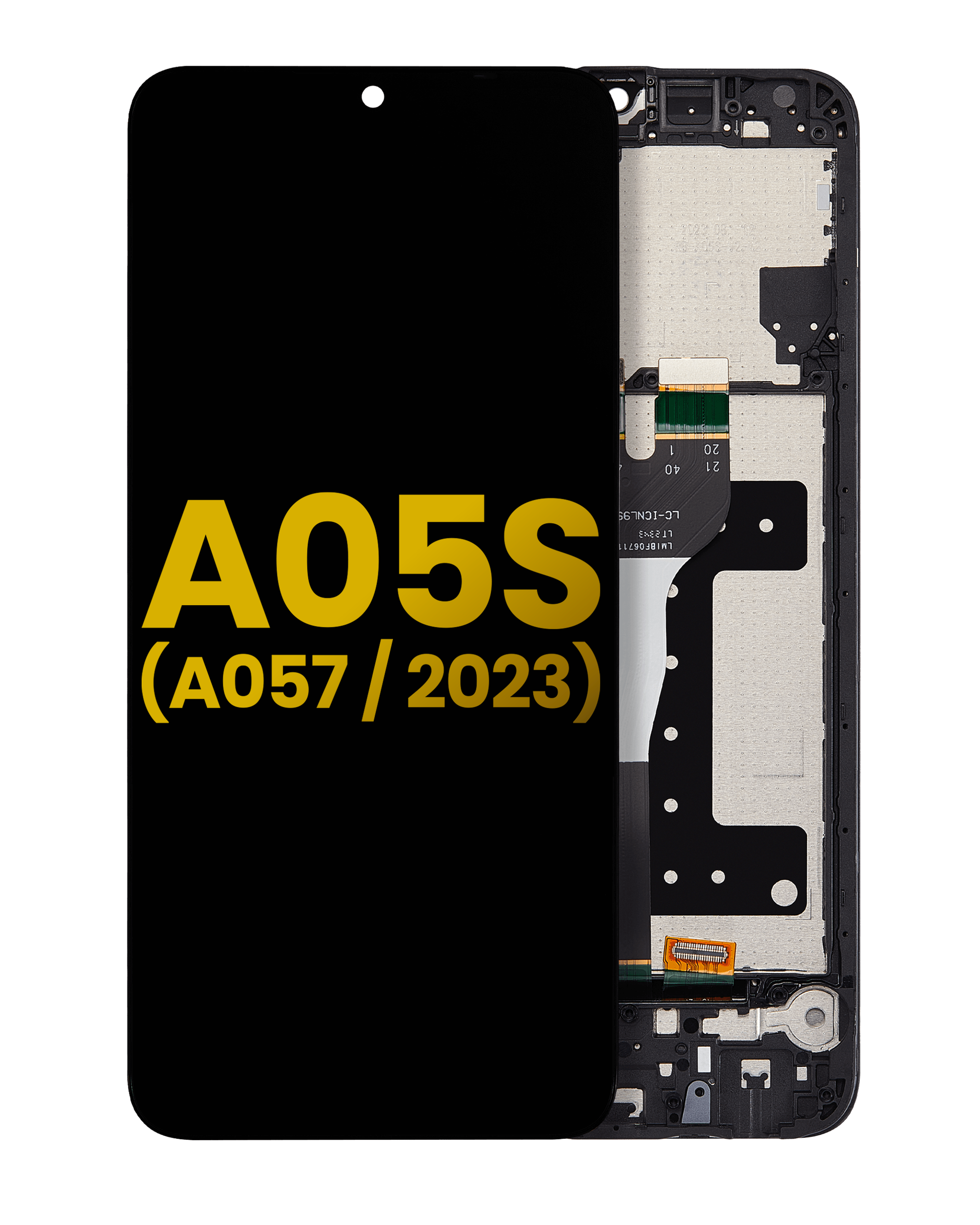 Lcd Assembly With Frame Compatible For Samsung Galaxy A05S (A057 / 2023) (Refurbished) (All Colors)