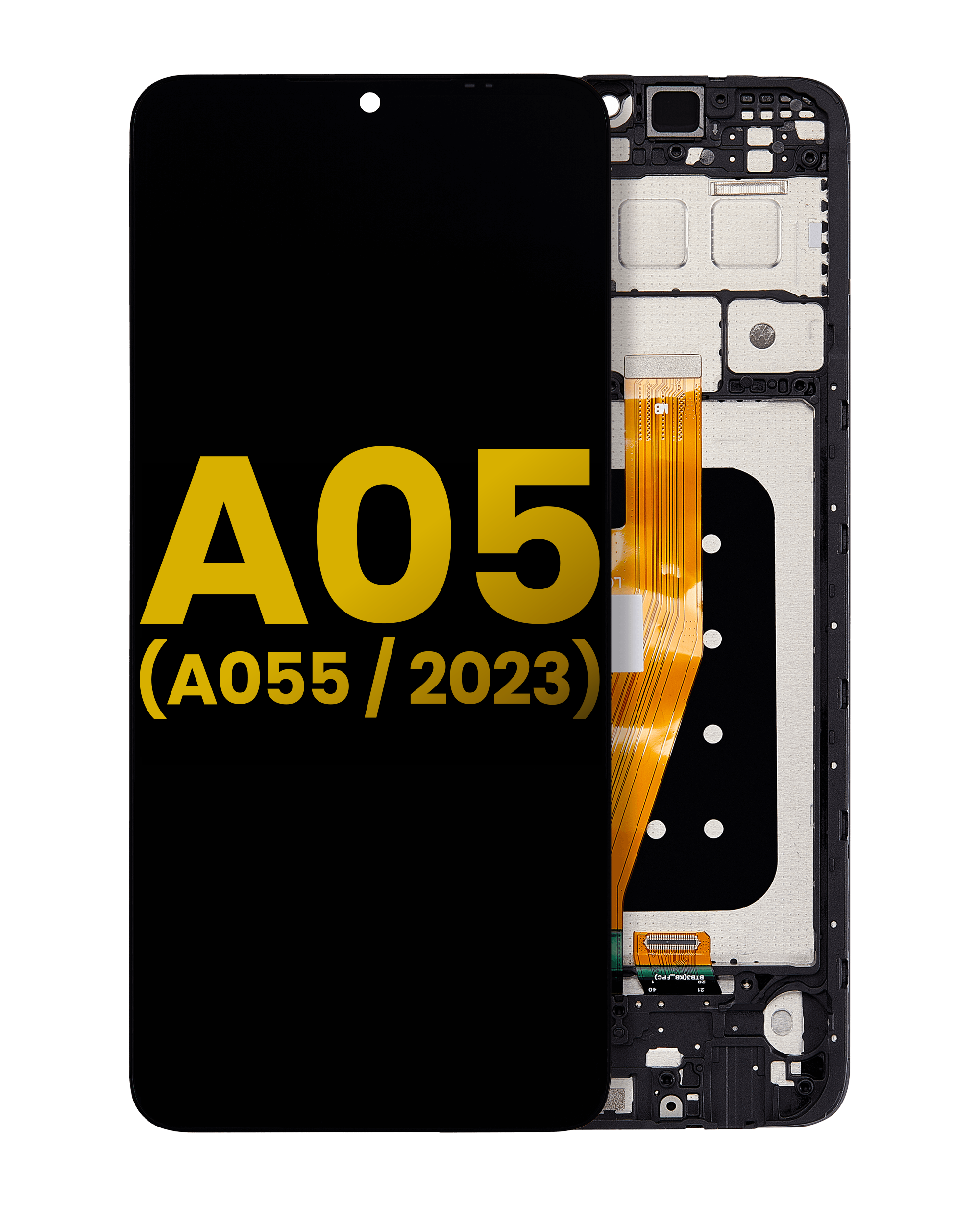 Lcd Assembly With Frame Compatible For Samsung Galaxy A05 (A055 / 2023) (Refurbished) (All Colors)