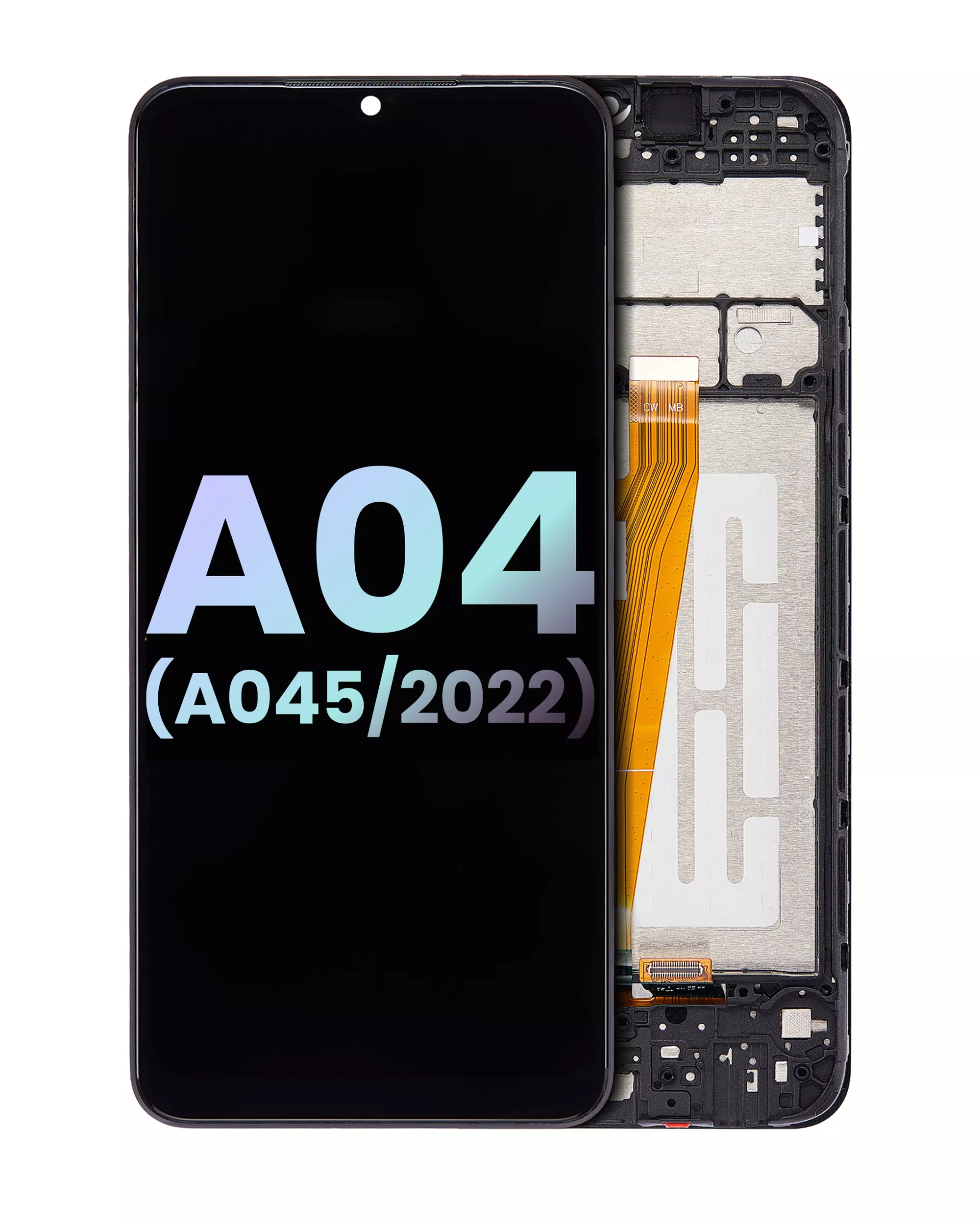 Lcd Assembly With Frame Compatible For Samsung Galaxy A04 (A045 / 2022) (Service Pack) (All Colors)