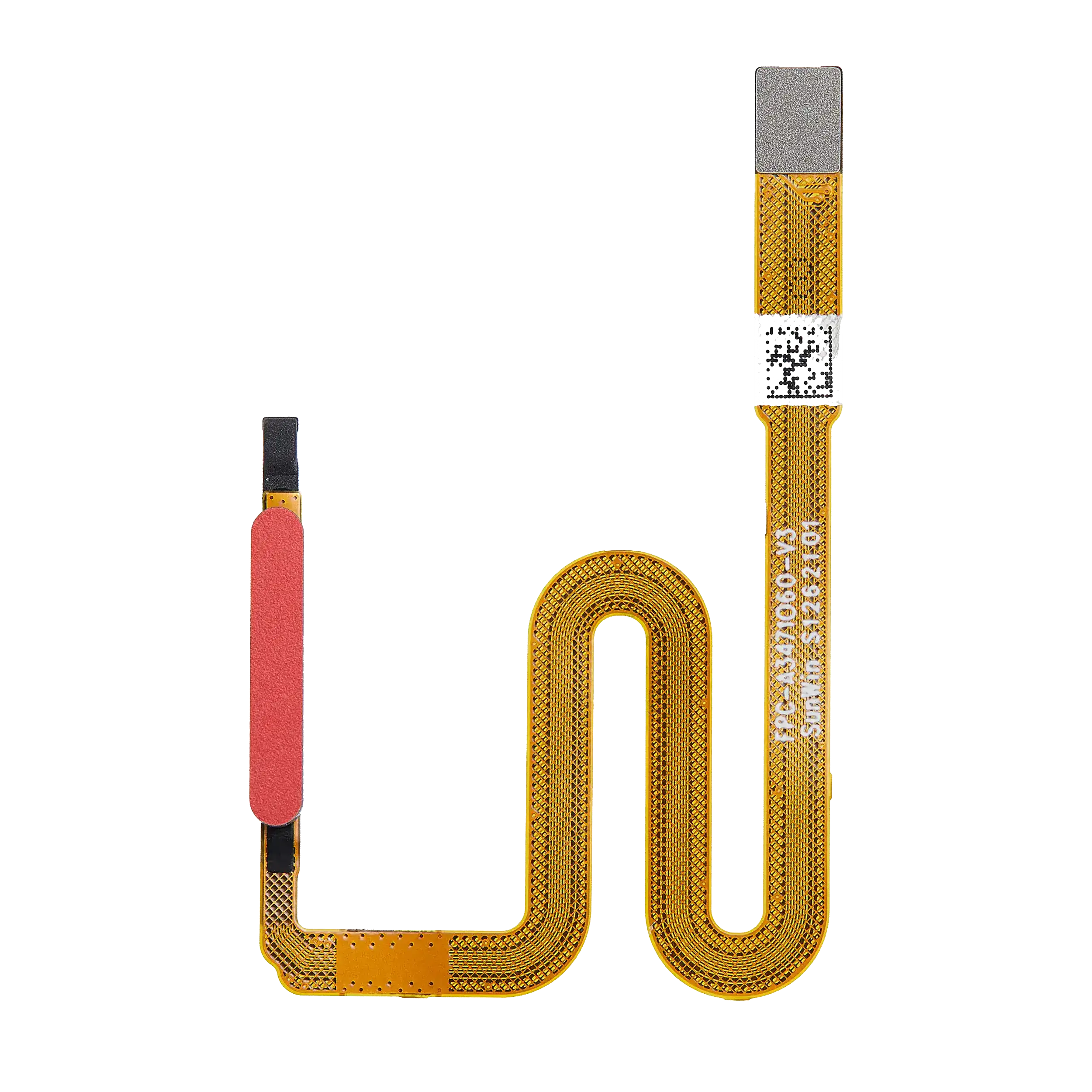 Fingerprint Reader With Flex Cable Compatible For Samsung Galaxy A03S (A037F / 2021) (Red)