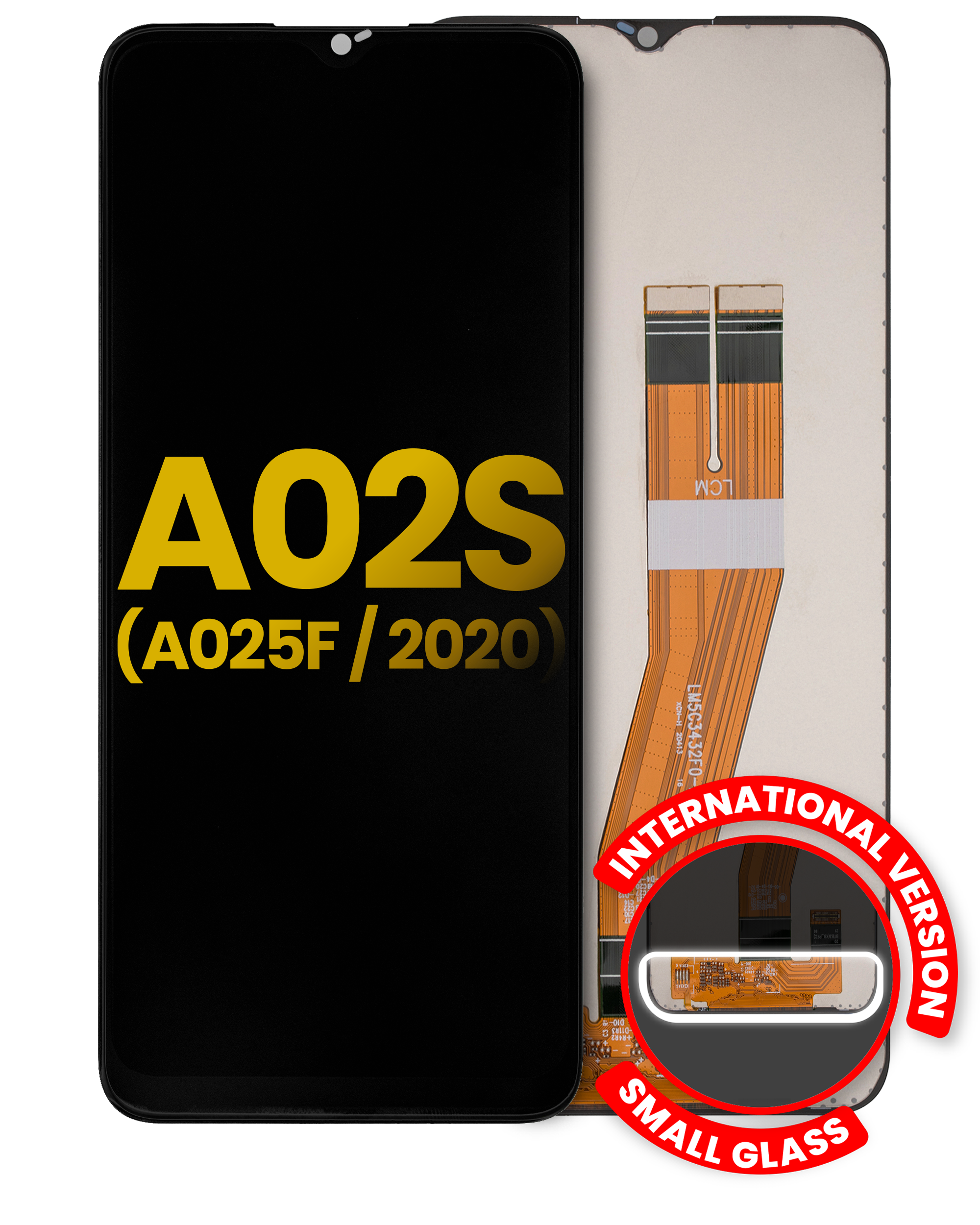 Lcd Assembly Without Frame Compatible For Samsung Galaxy A02S (A025F / 2020) (International Version) (Refurbished) (All Colors)