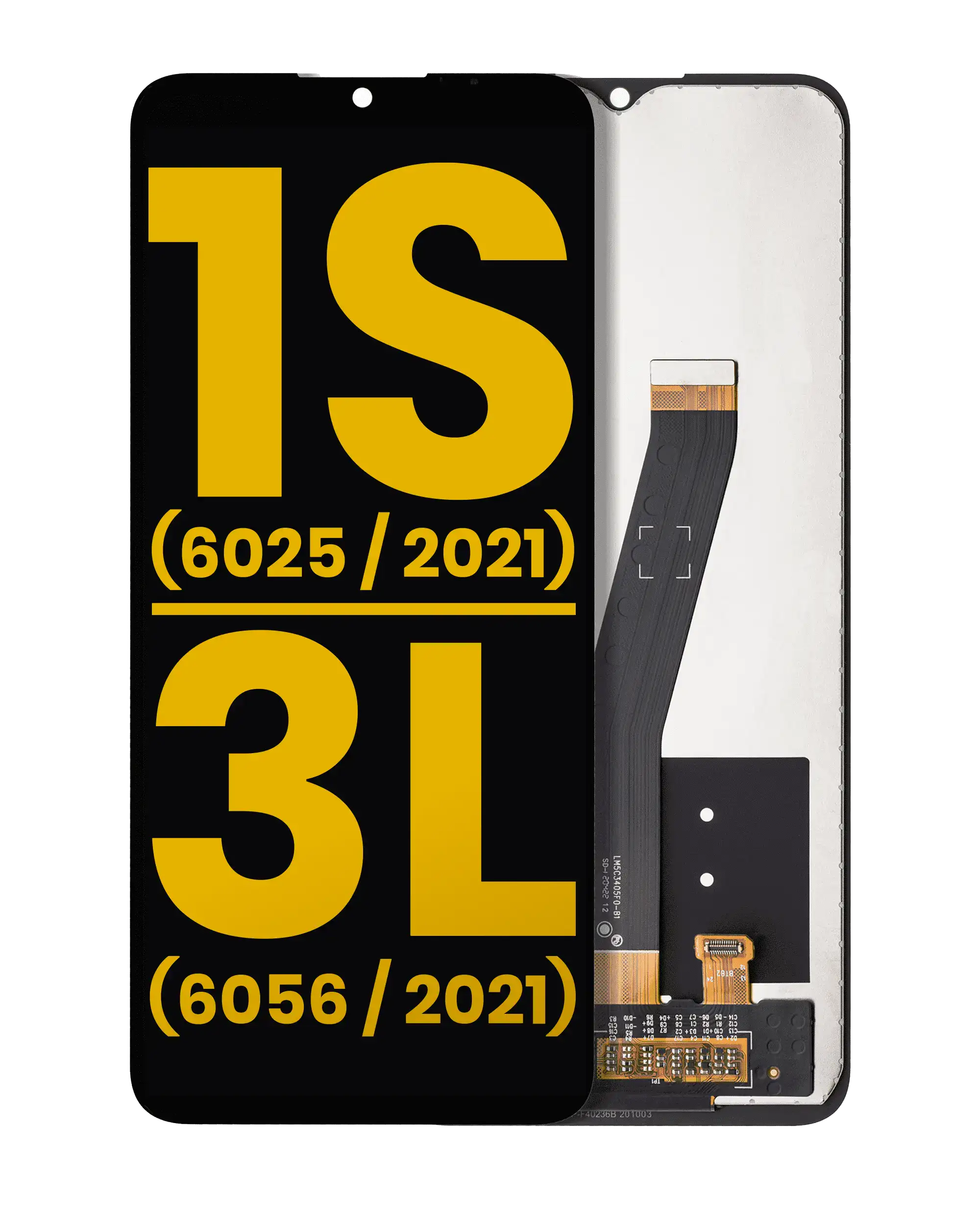Lcd Assembly Without Frame Compatible For Alcatel 1S (6025 / 2021) / Alcatel 3L (6056 / 2021) (Refurbished) (All Colors)