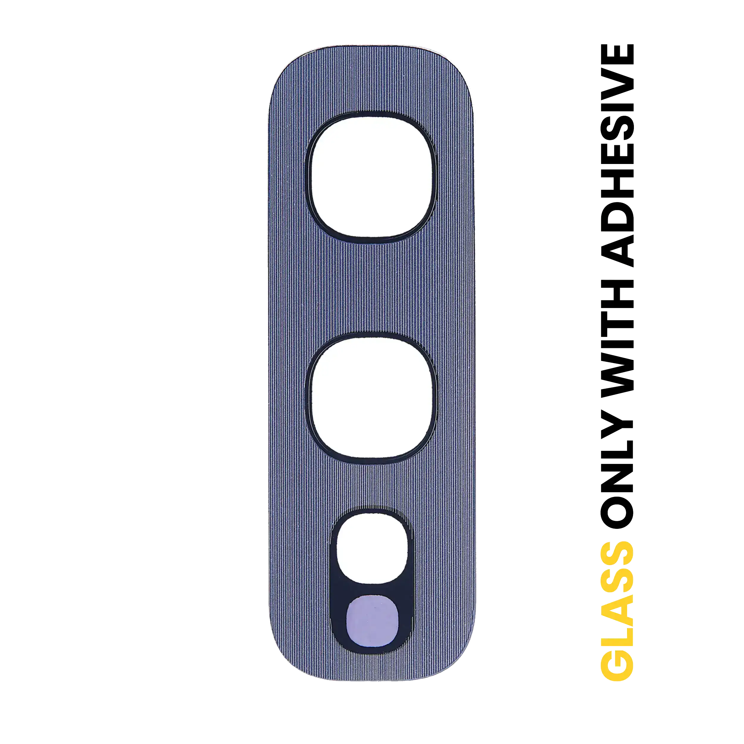 Back Camera Lens (Glass Only) With Adhesive Compatible For Samsung Galaxy S10E (Prism Blue)