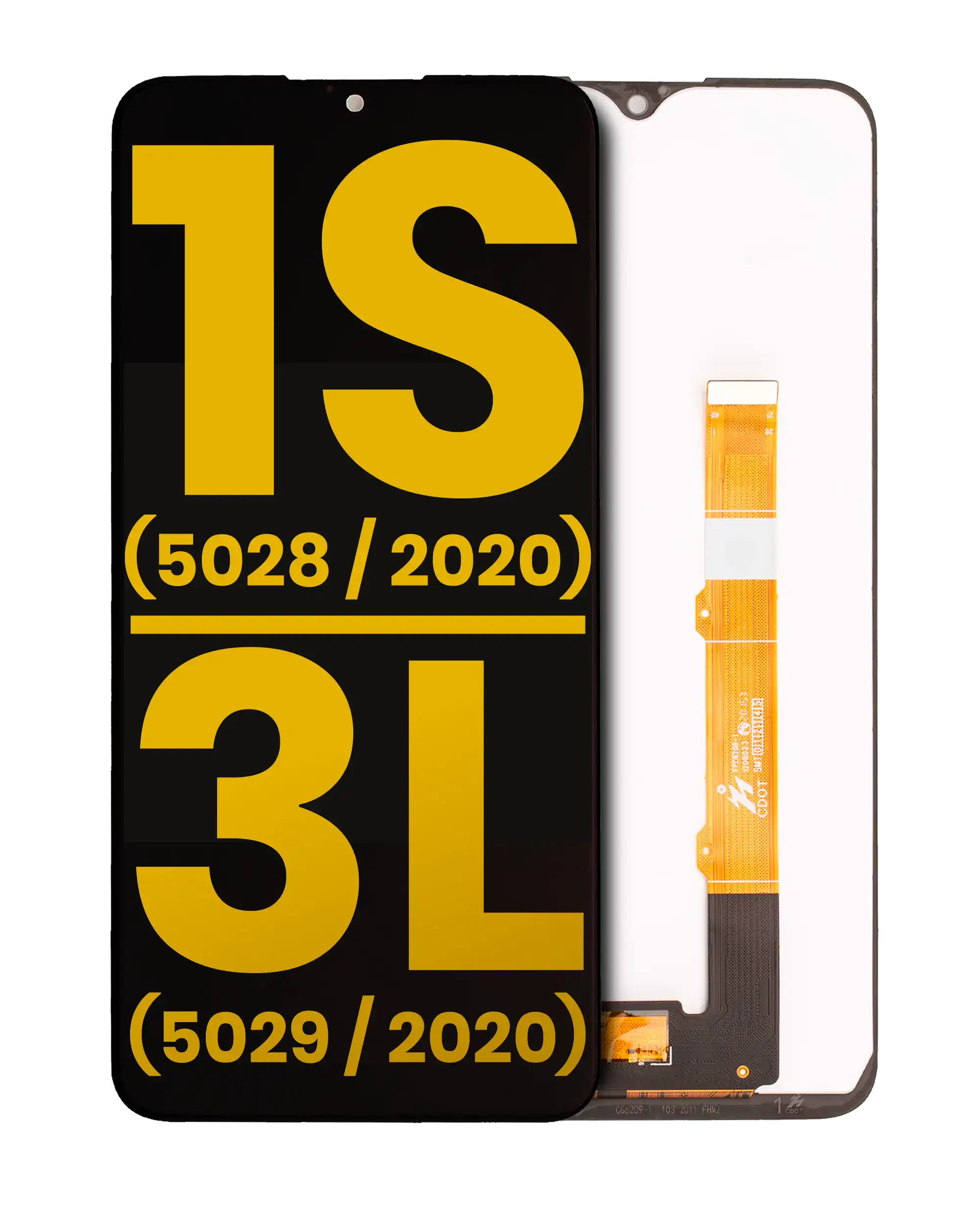 Lcd Assembly Without Frame Compatible For Alcatel 1S (5028 / 2020) / Alcatel 3L (5029 / 2020) (Refurbished) (All Colors)