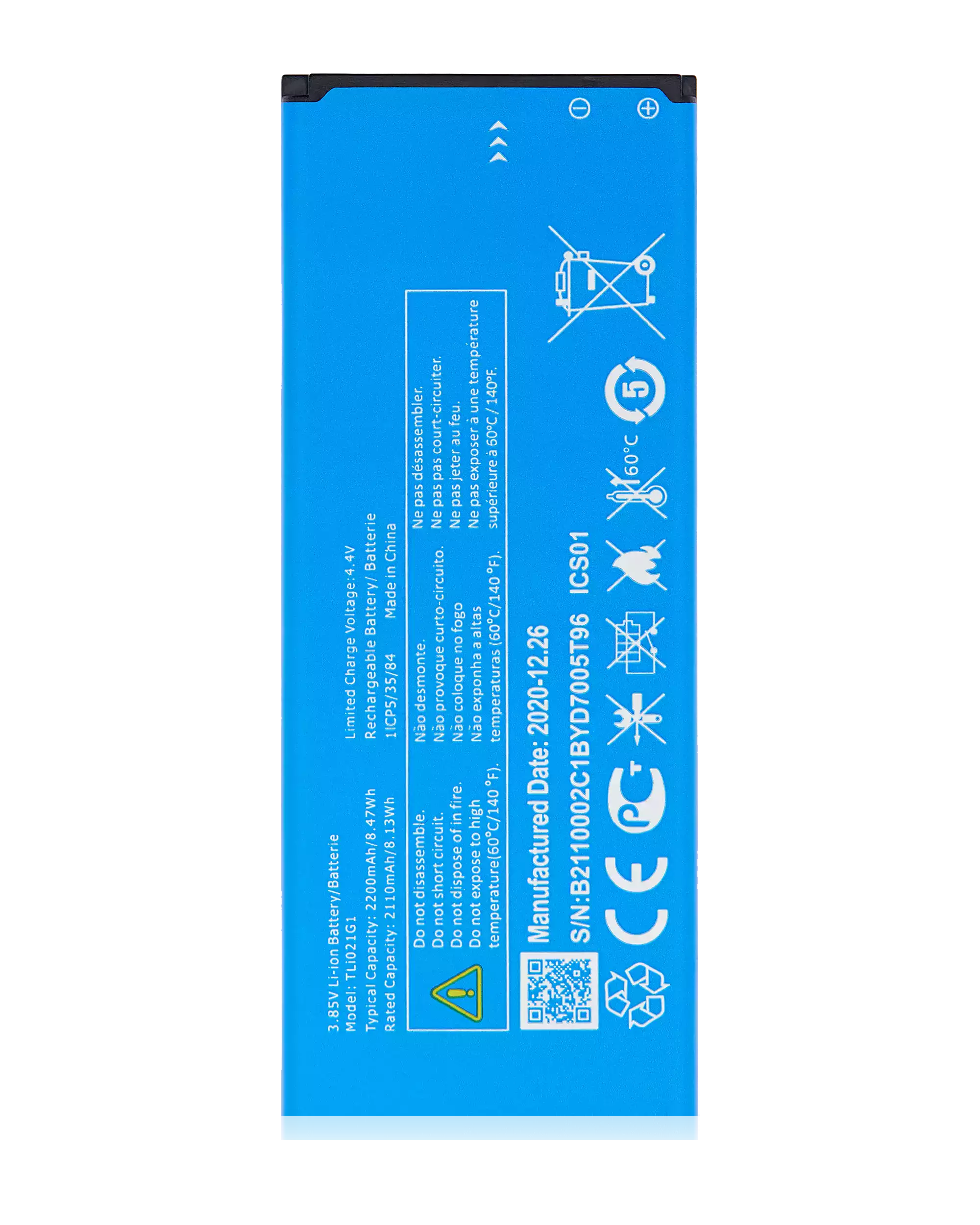 Replacement Battery Compatible For Alcatel At&T Insight (5005R / 2019) / Tcl A1 (A501Dl) (Tli021G1)